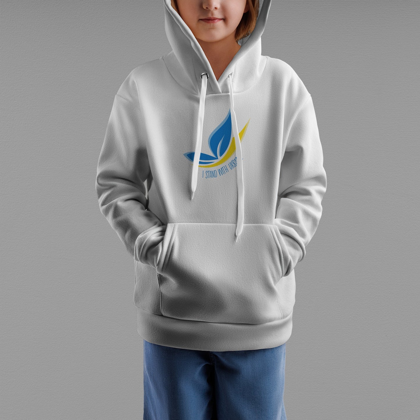 Дитяче худі "I stand with Ukraine"