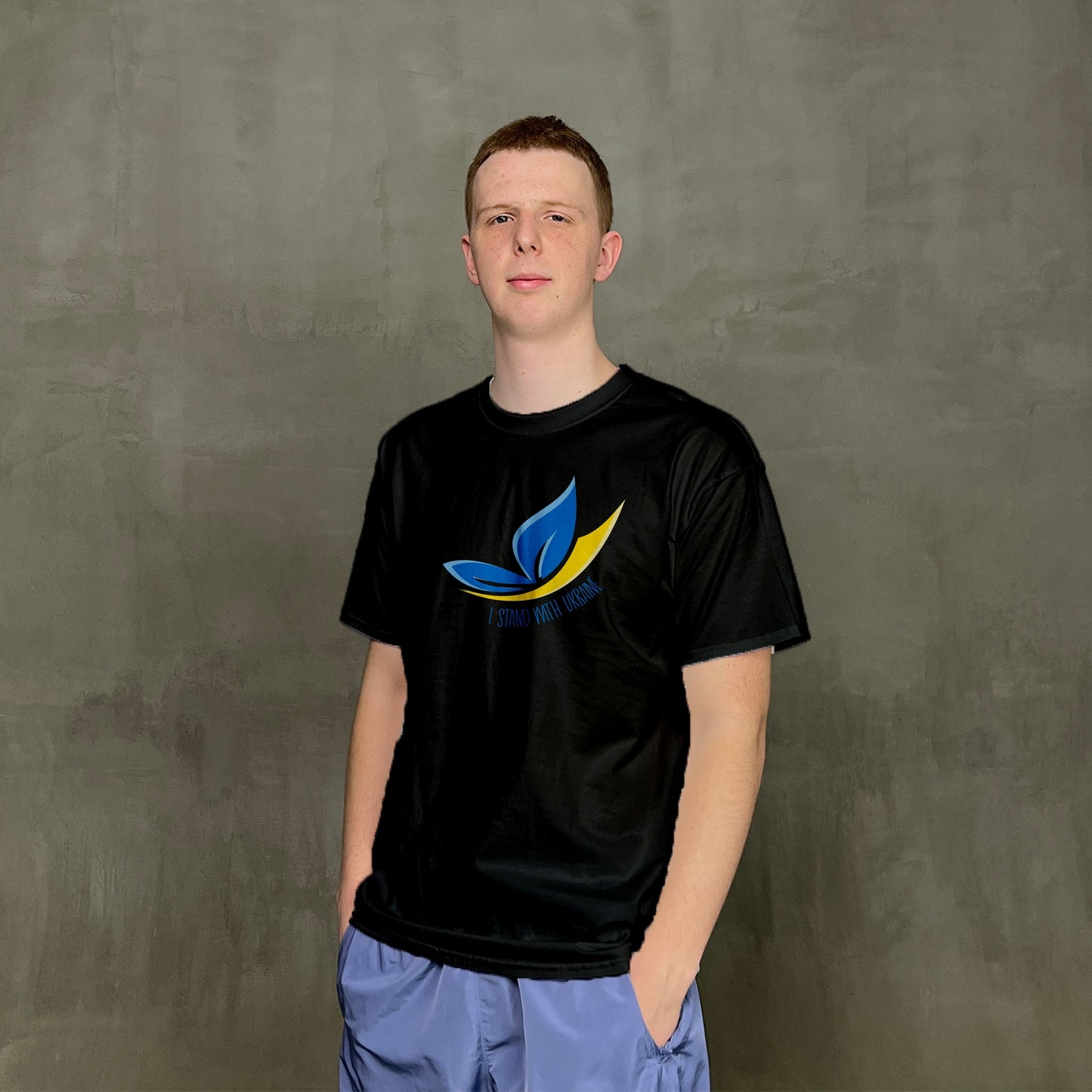 Чоловіча футболка "I stand with Ukraine"