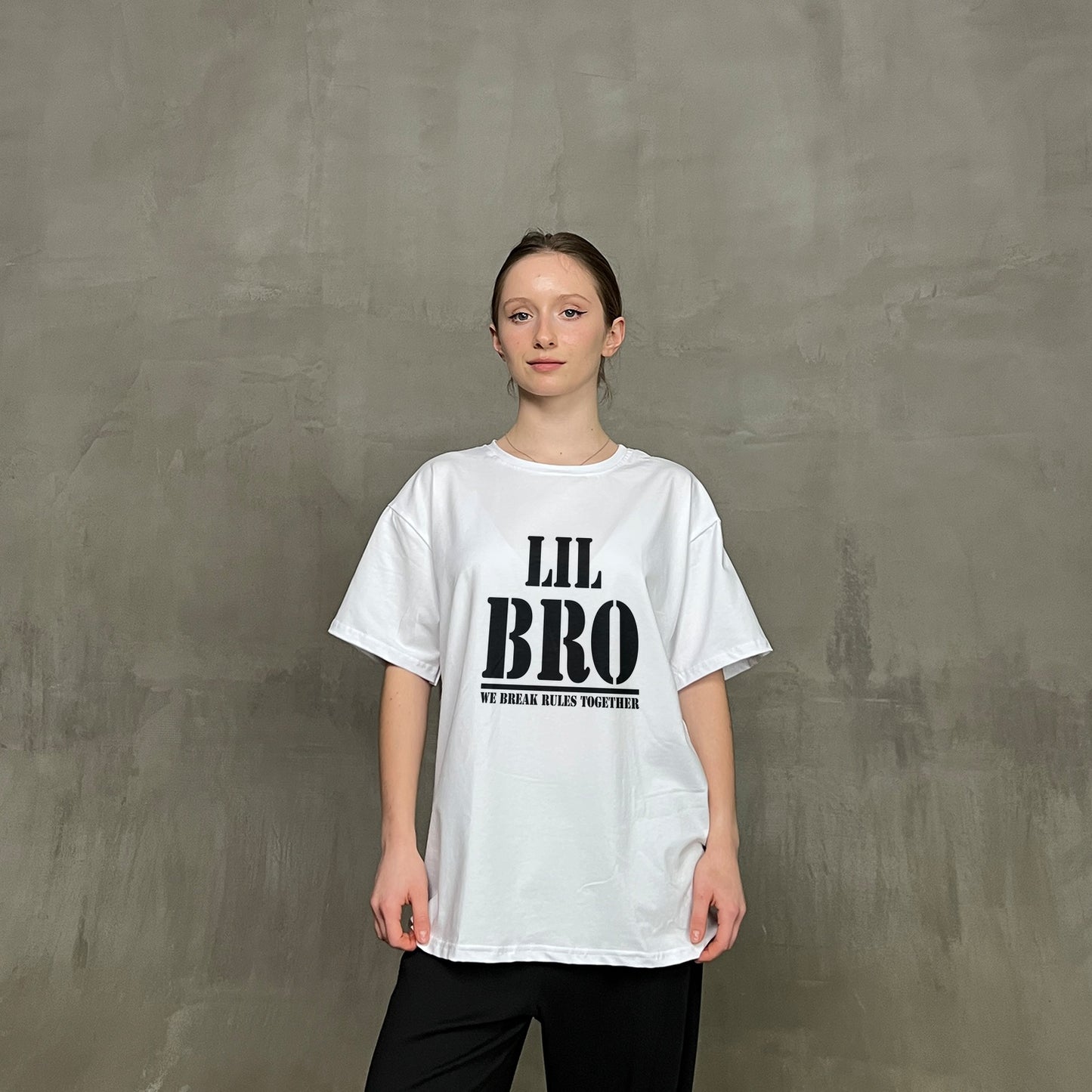 Жіноча футболка "Lil bro"