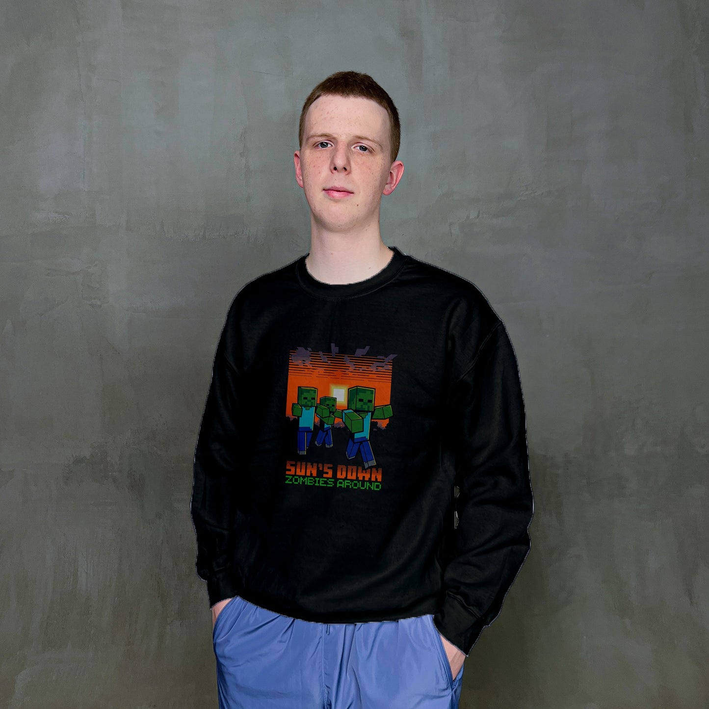 Світшот "Зомби Minecraft"