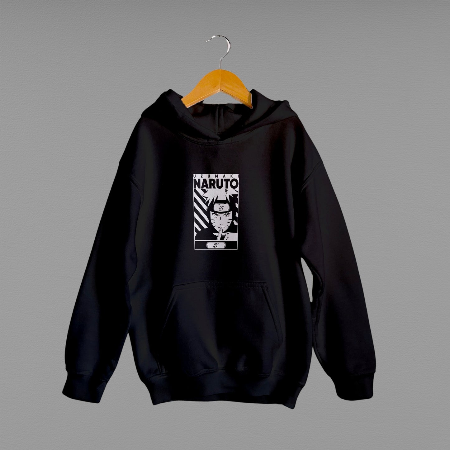 Дитяче худі "Naruto Uzumaki Naruto Black and White"