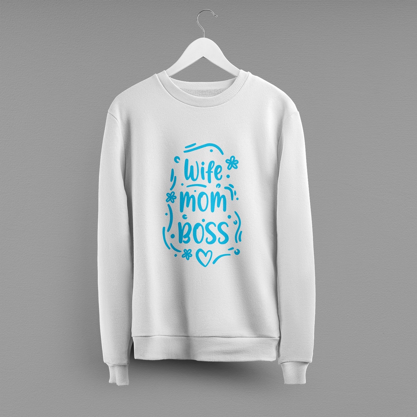 Світшот "Wife mom boss"