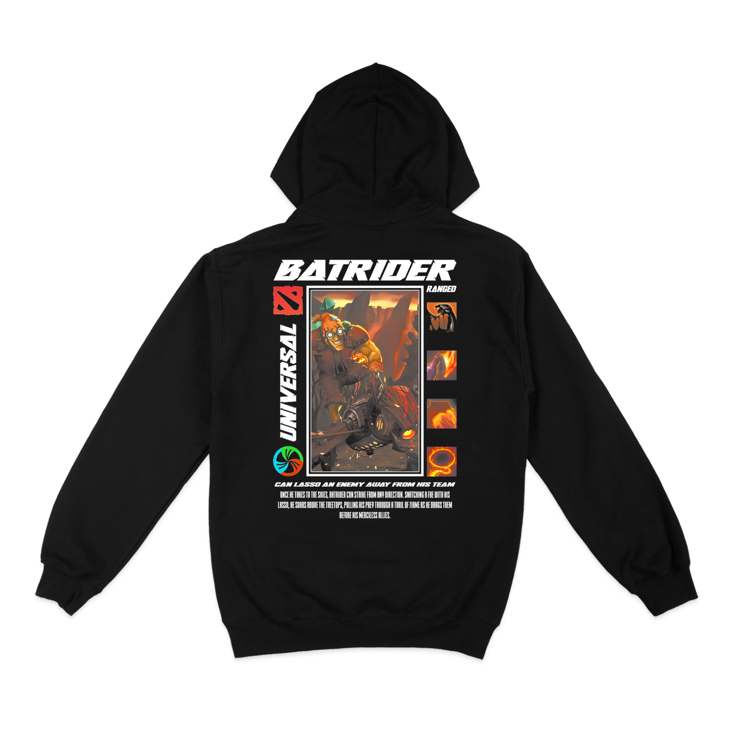 Толстовка (худі) "BATRIDER - HALFTONE" - Futboss