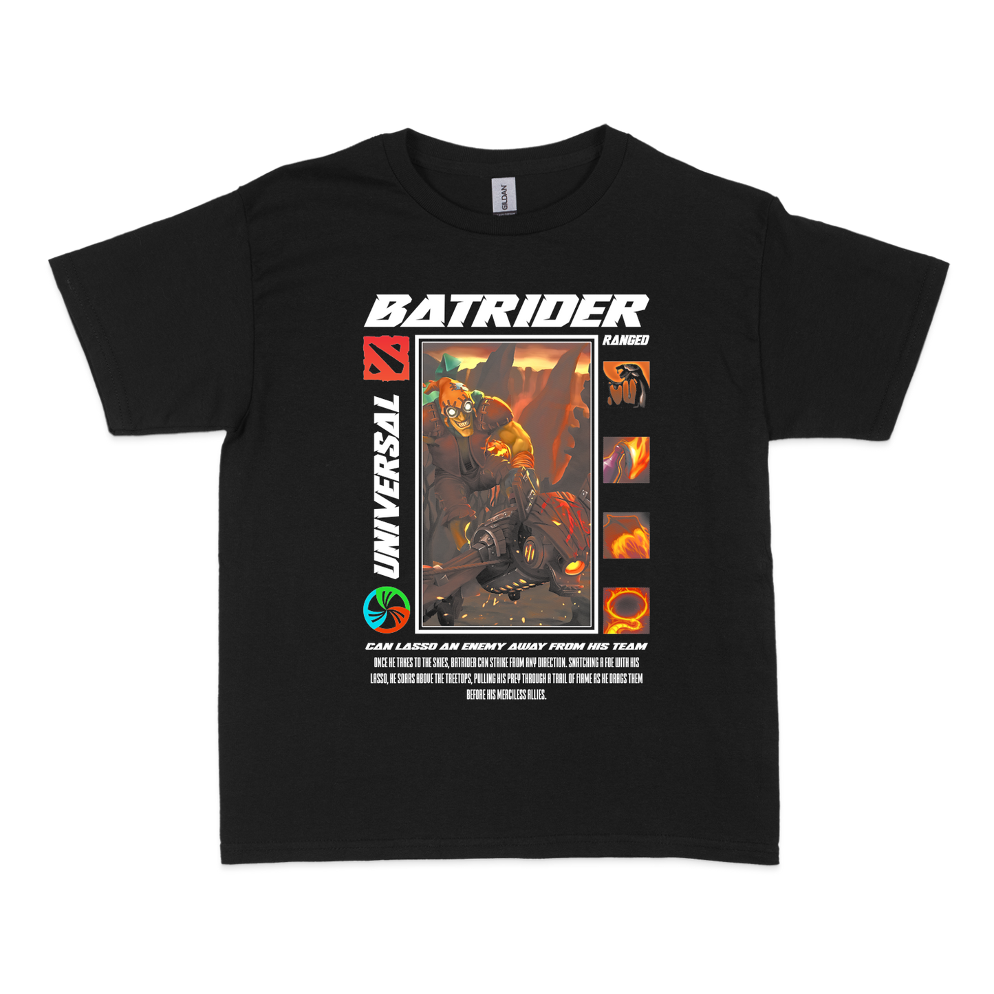 Чоловіча футболка "BATRIDER - HALFTONE" - Futboss