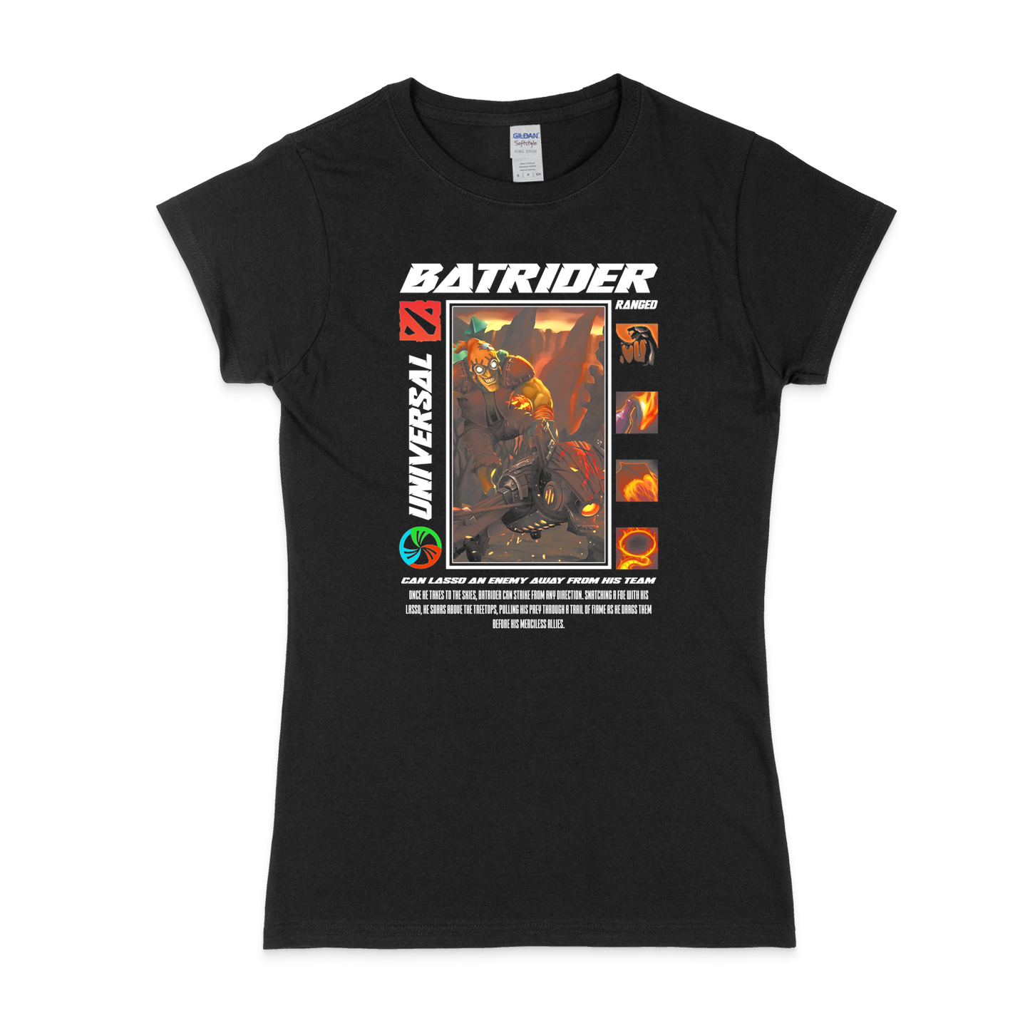 Жіноча футболка "BATRIDER - HALFTONE" - Futboss