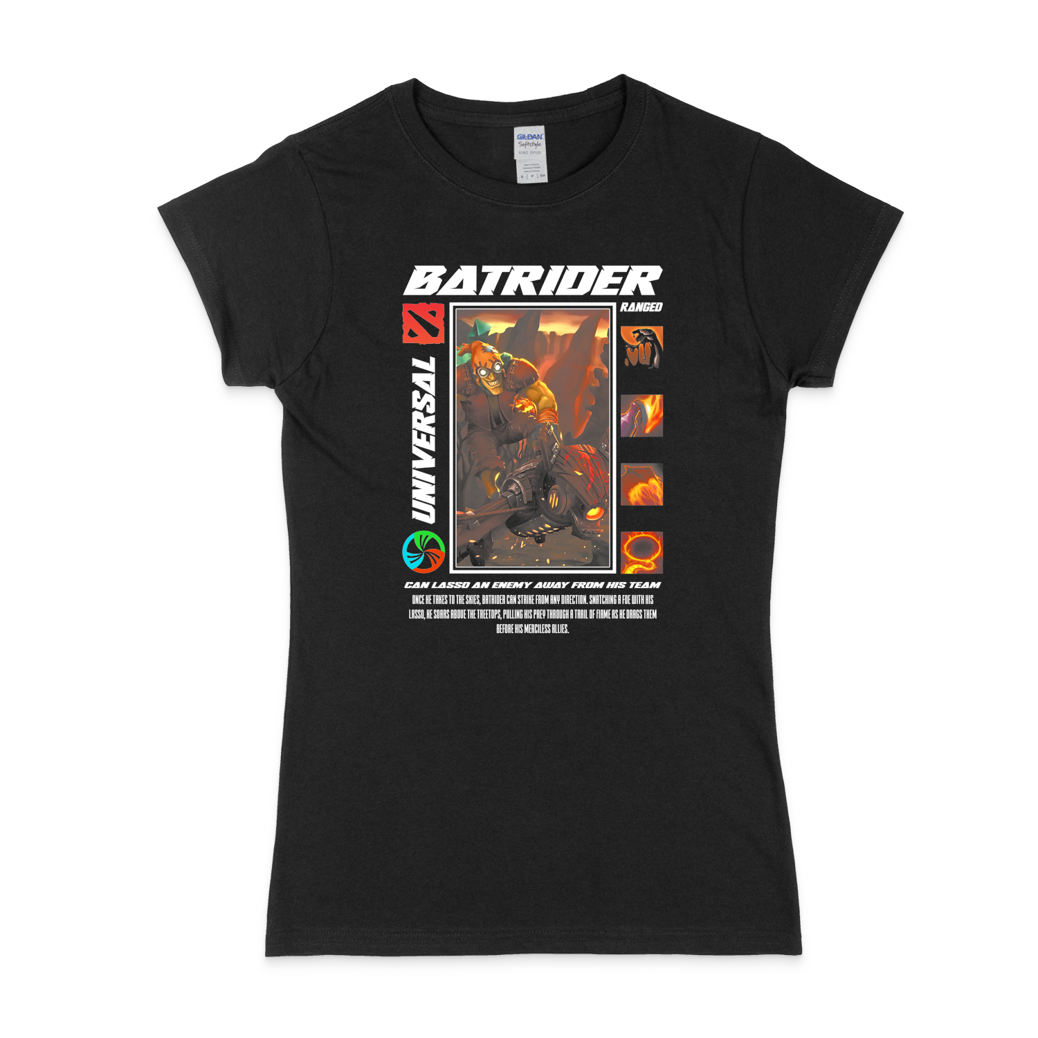 Жіноча футболка "BATRIDER - HALFTONE" - Futboss