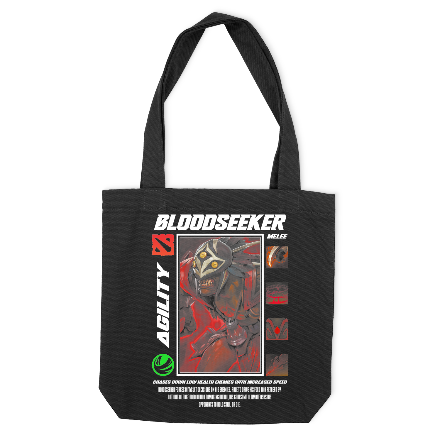 Еко сумка "BLOODSEEKER - HALFTONE" - Futboss