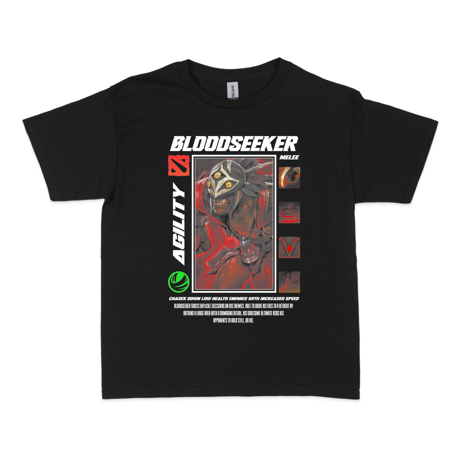 Чоловіча футболка "BLOODSEEKER - HALFTONE"