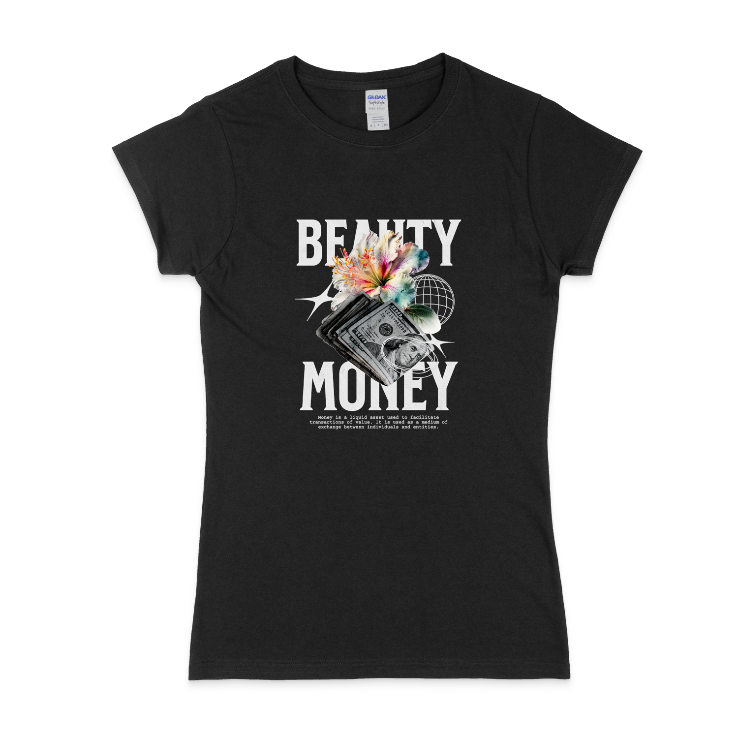 Жіноча футболка "Beauty money"