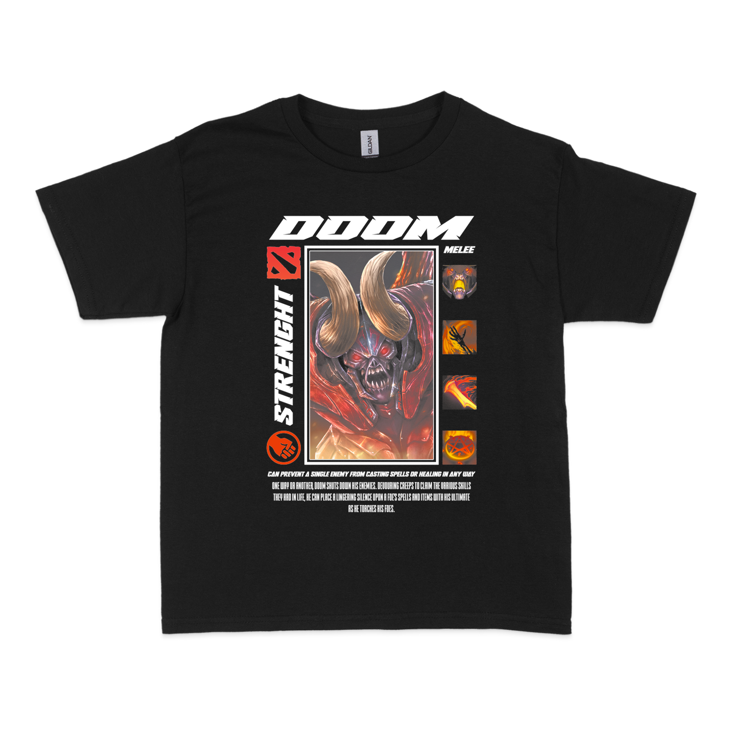 Чоловіча футболка "DOOM - HALFTONE" - Futboss