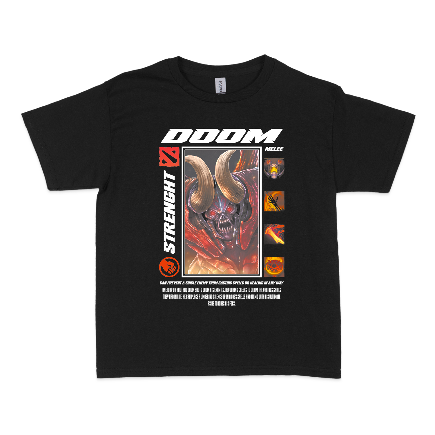 Чоловіча футболка "DOOM - HALFTONE" - Futboss