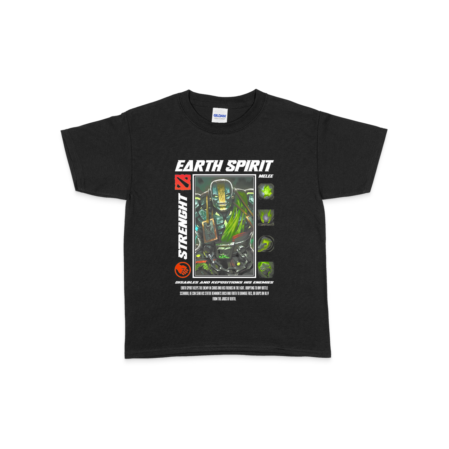 Дитяча футболка "EARTH SPIRIT - HALFTONE" - Futboss