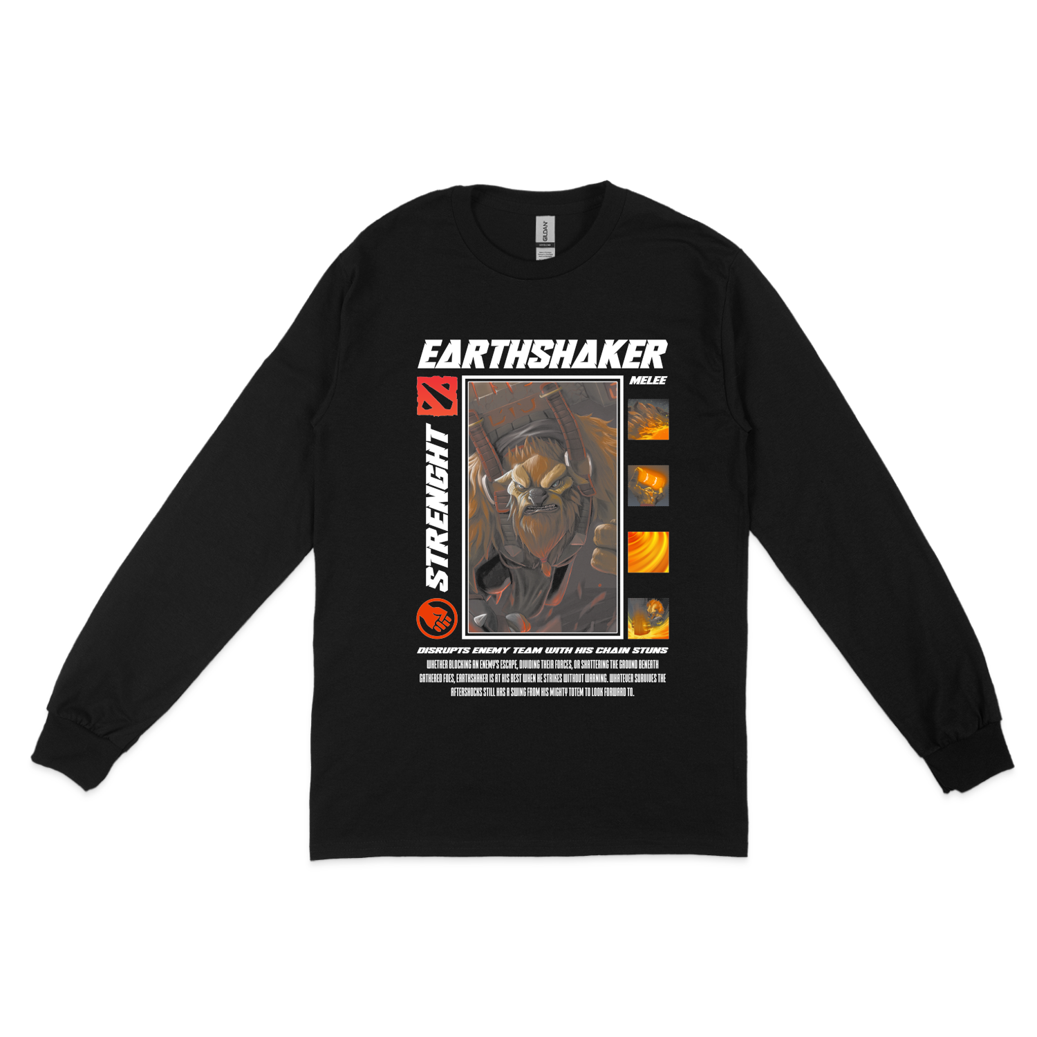 Світшот "EARTHSHAKER - HALFTONE"