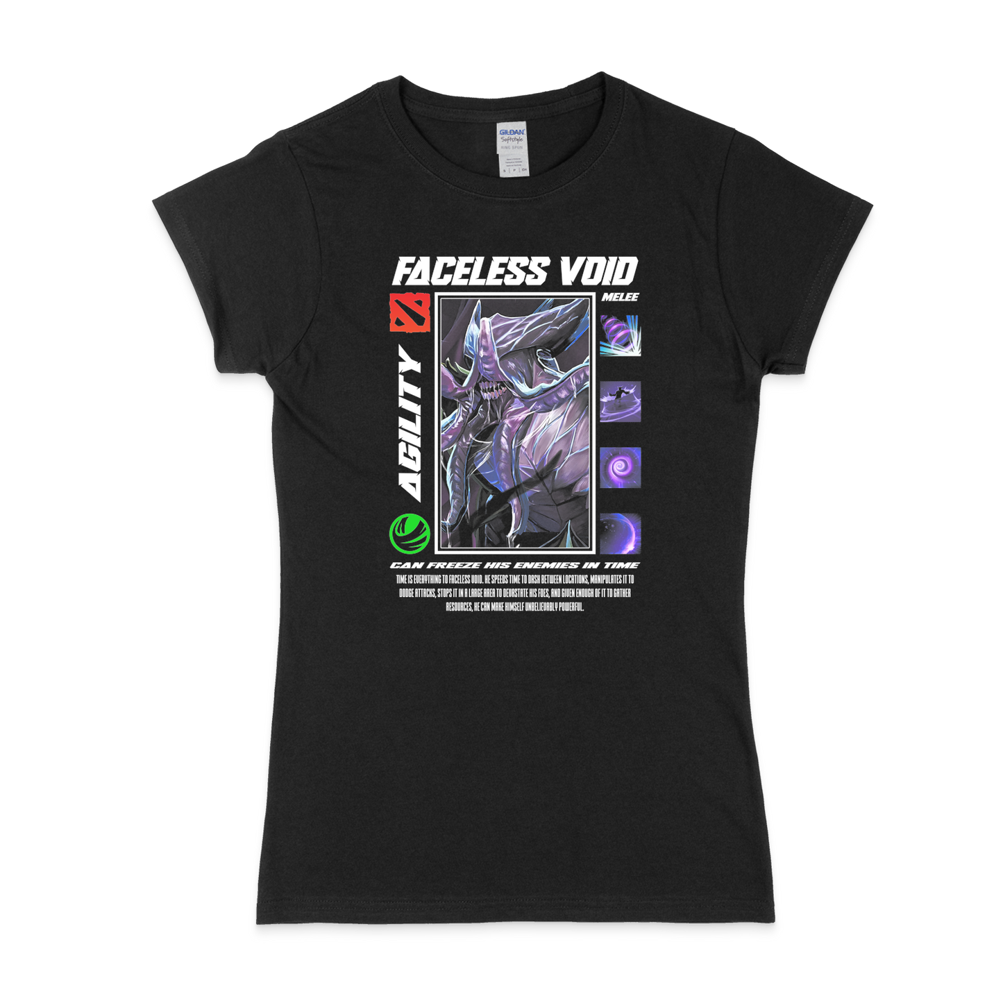 Жіноча футболка "FACELESS VOID - HALFTONE" - Futboss