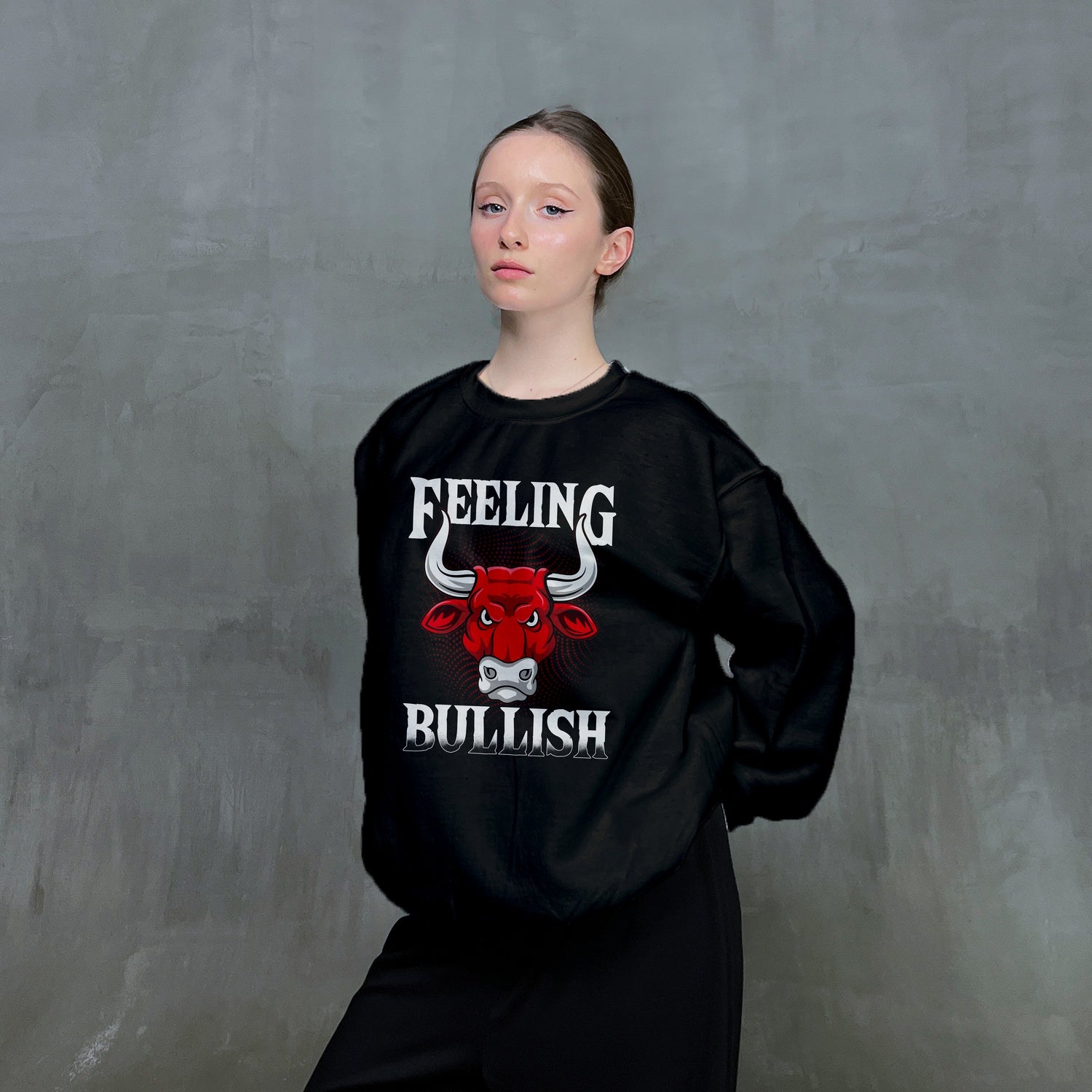 Світшот "Feeling bullish"