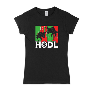 Жіноча футболка "HODL Биків"