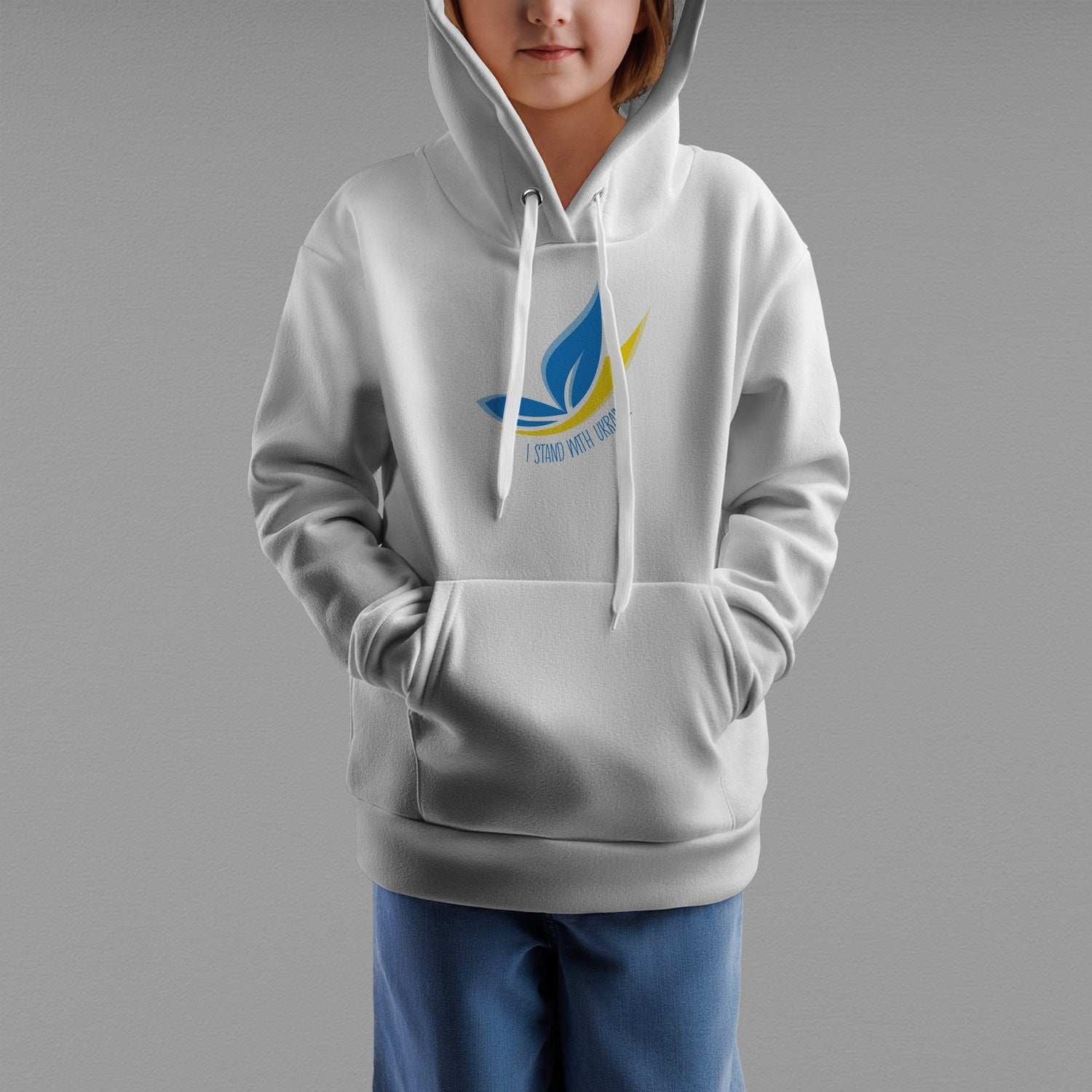 Дитяче худі "I stand with Ukraine"