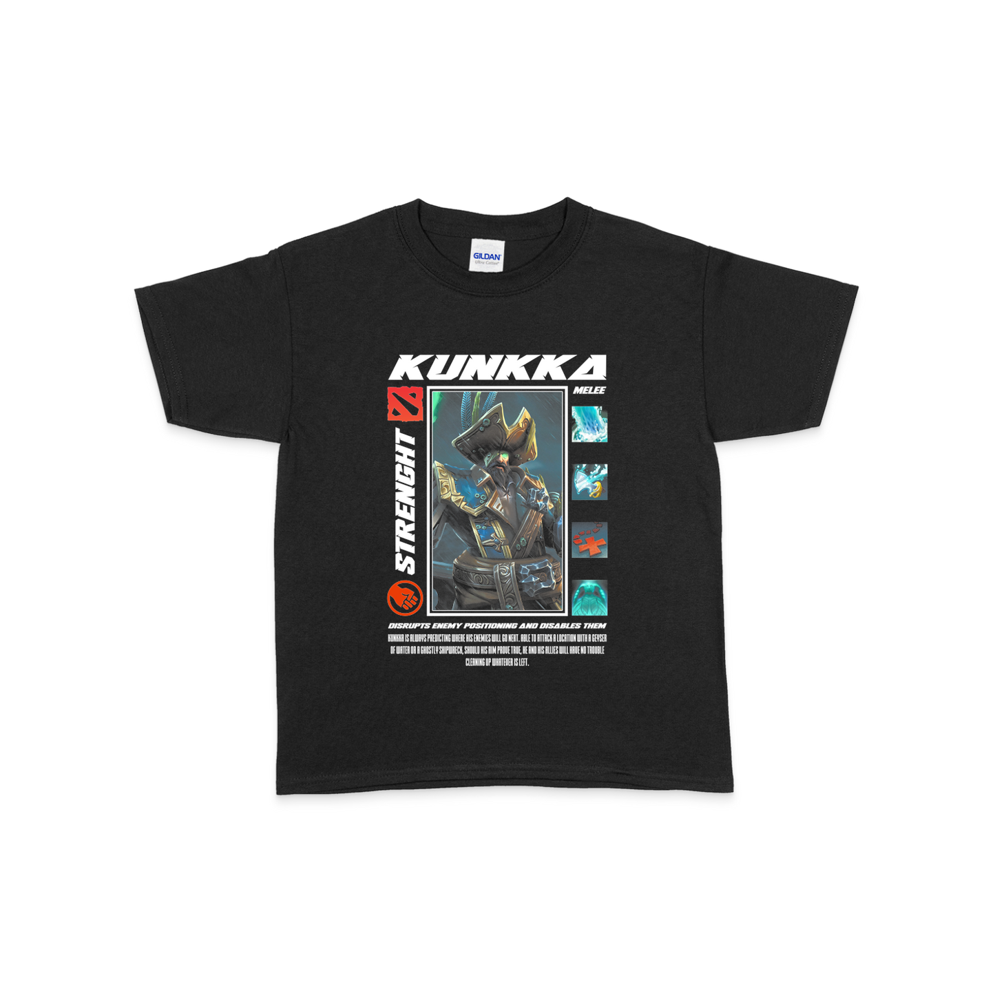 Дитяча футболка "KUNKKA - HALFTONE" - Futboss