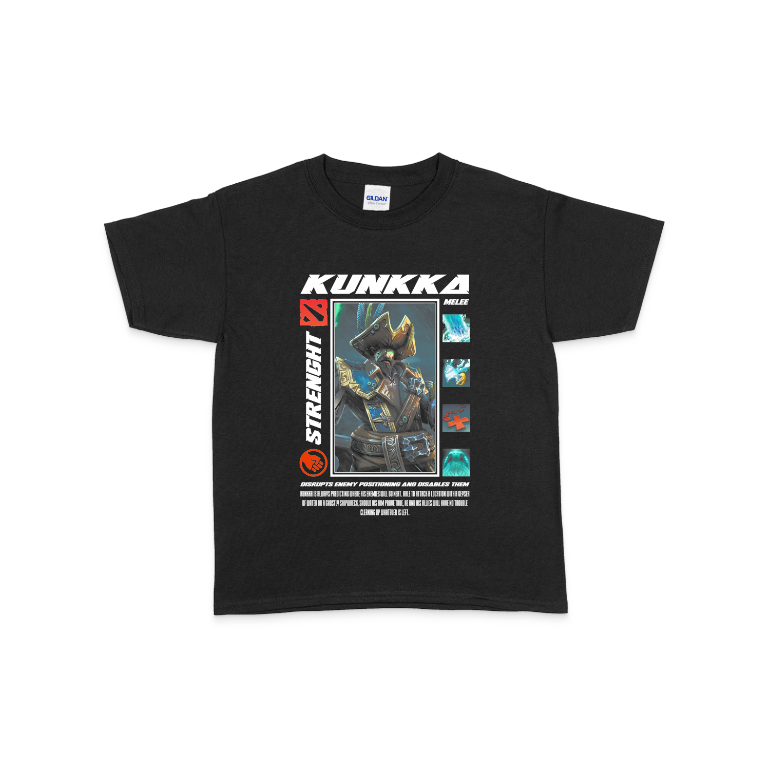 Дитяча футболка "KUNKKA - HALFTONE" - Futboss