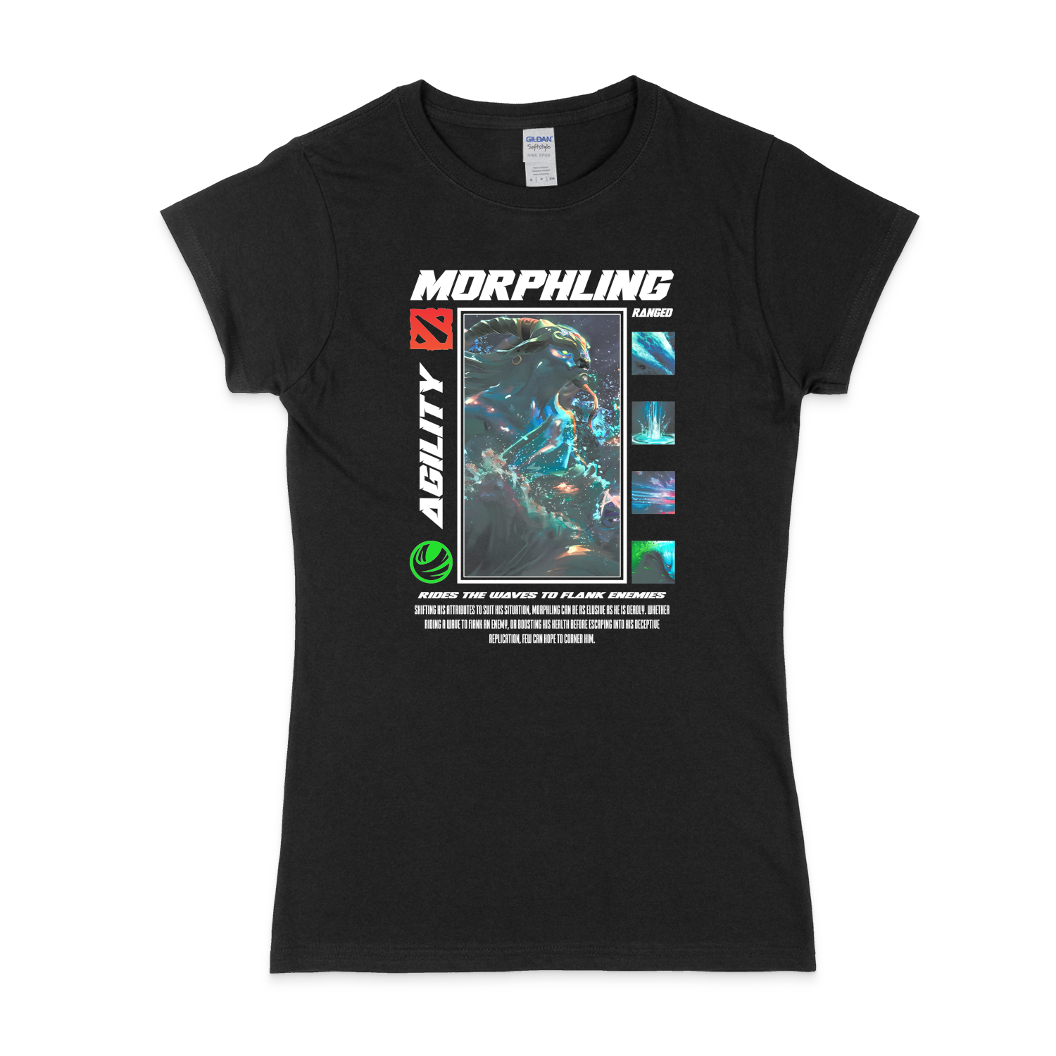 Жіноча футболка "MORPHLING - HALFTONE"