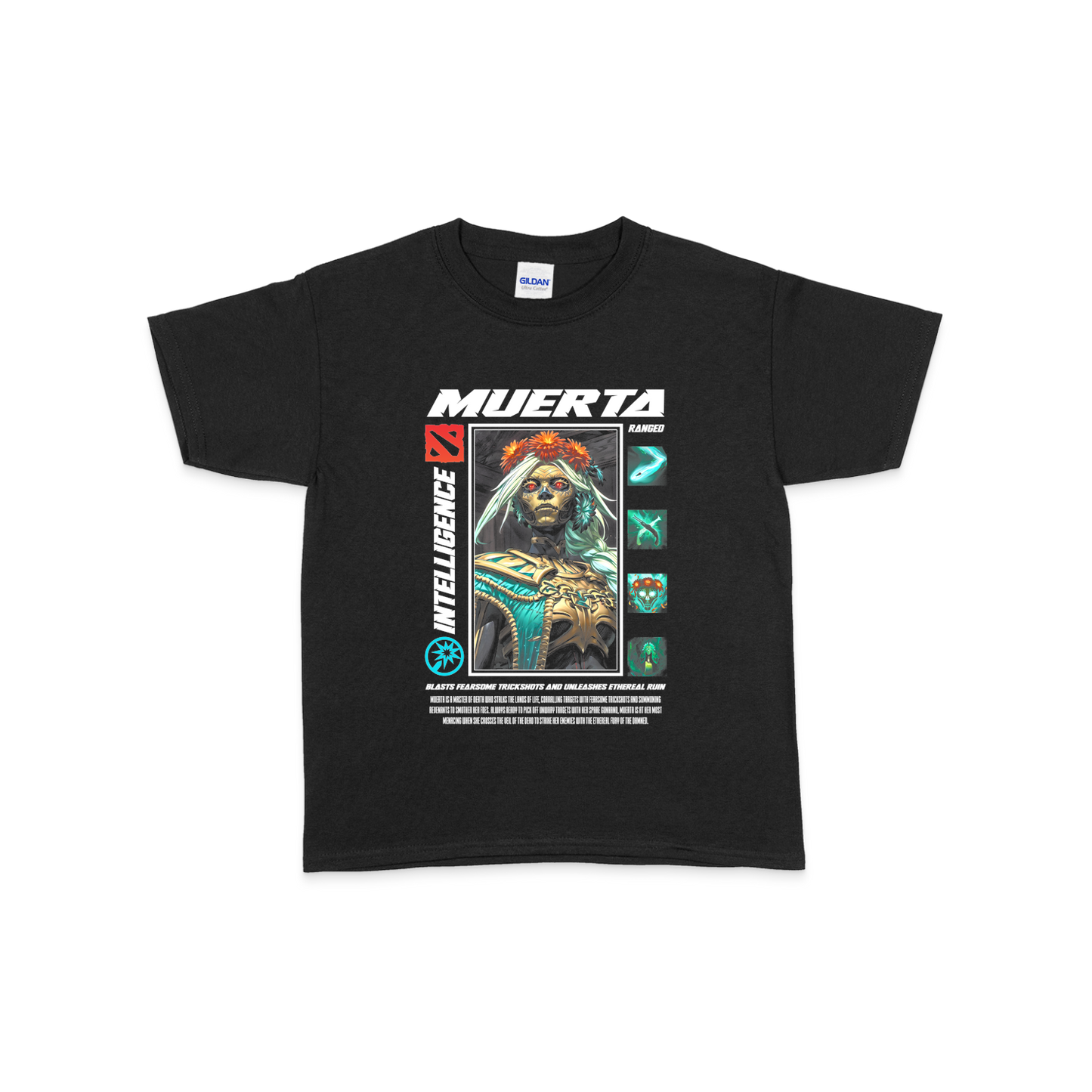 Дитяча футболка "MUERTA - HALFTONE" - Futboss