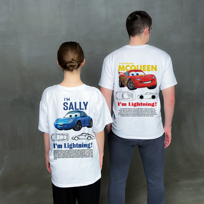 Парні футболки "McQueen and Sally"