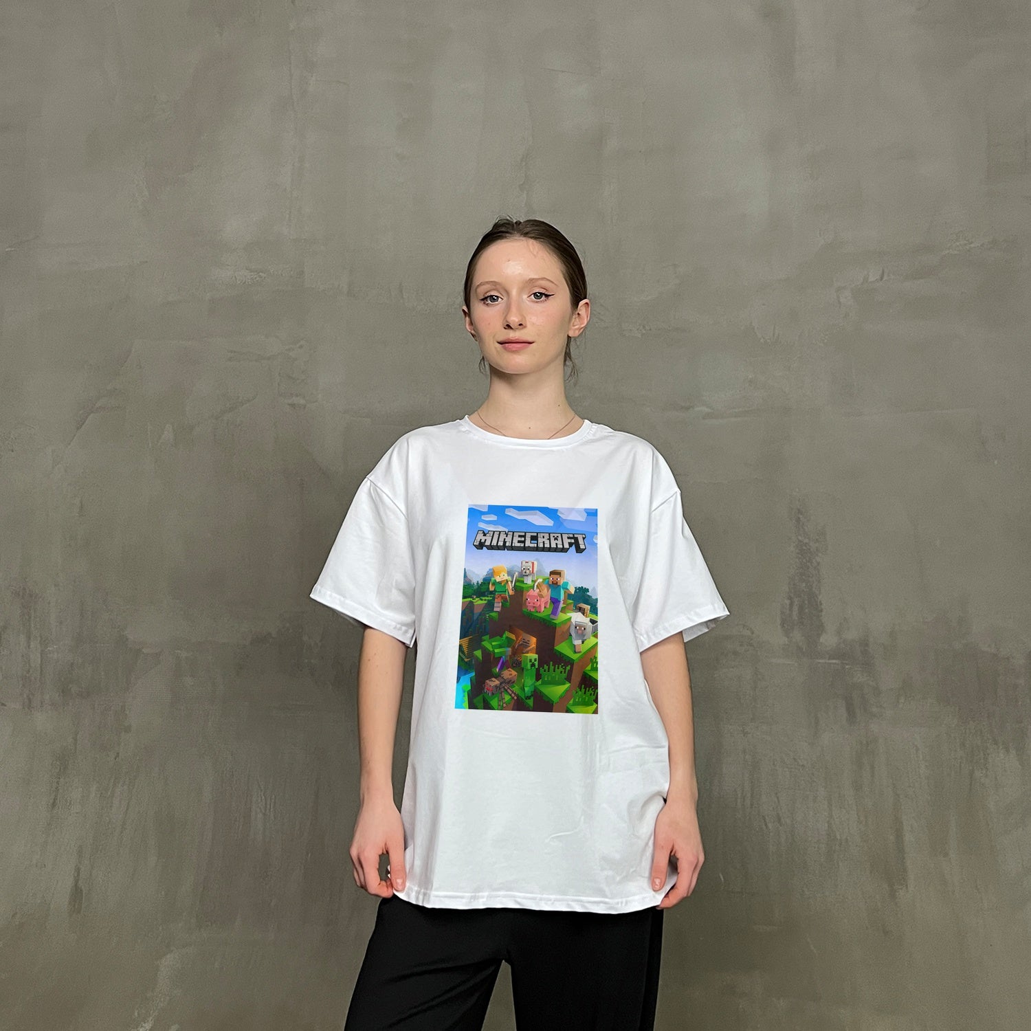 Жіноча футболка "Minecraft"