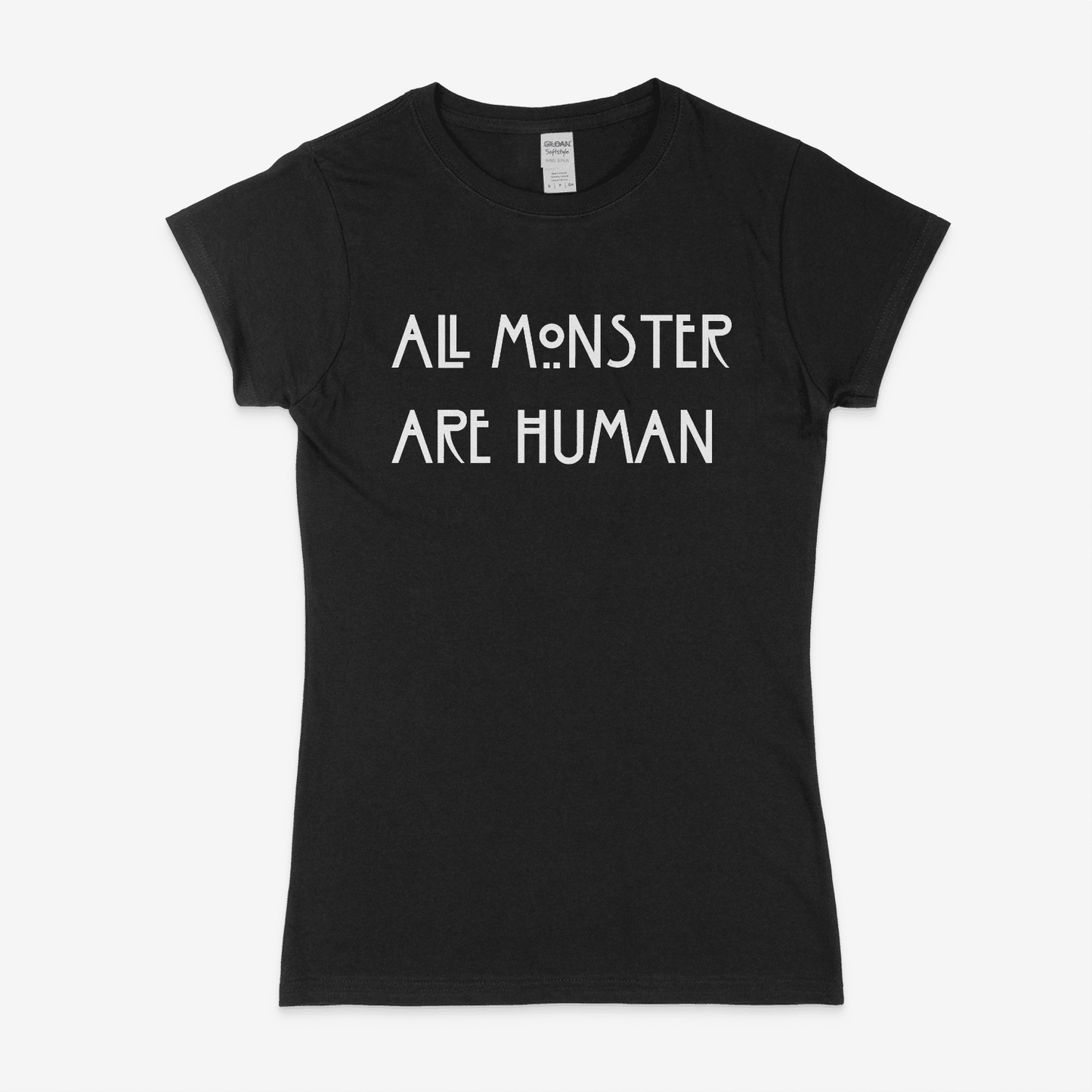 Жіноча футболка "All Monsters Are Human" - Futboss