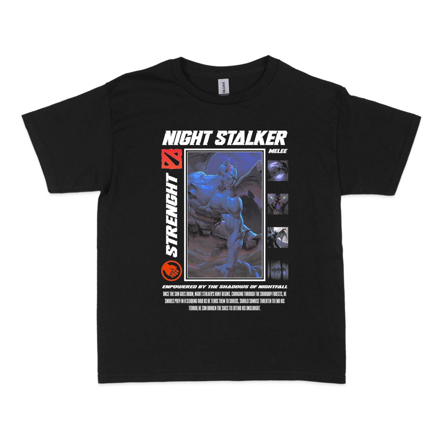 Чоловіча футболка "NIGHT STALKER - HALFTONE" - Futboss