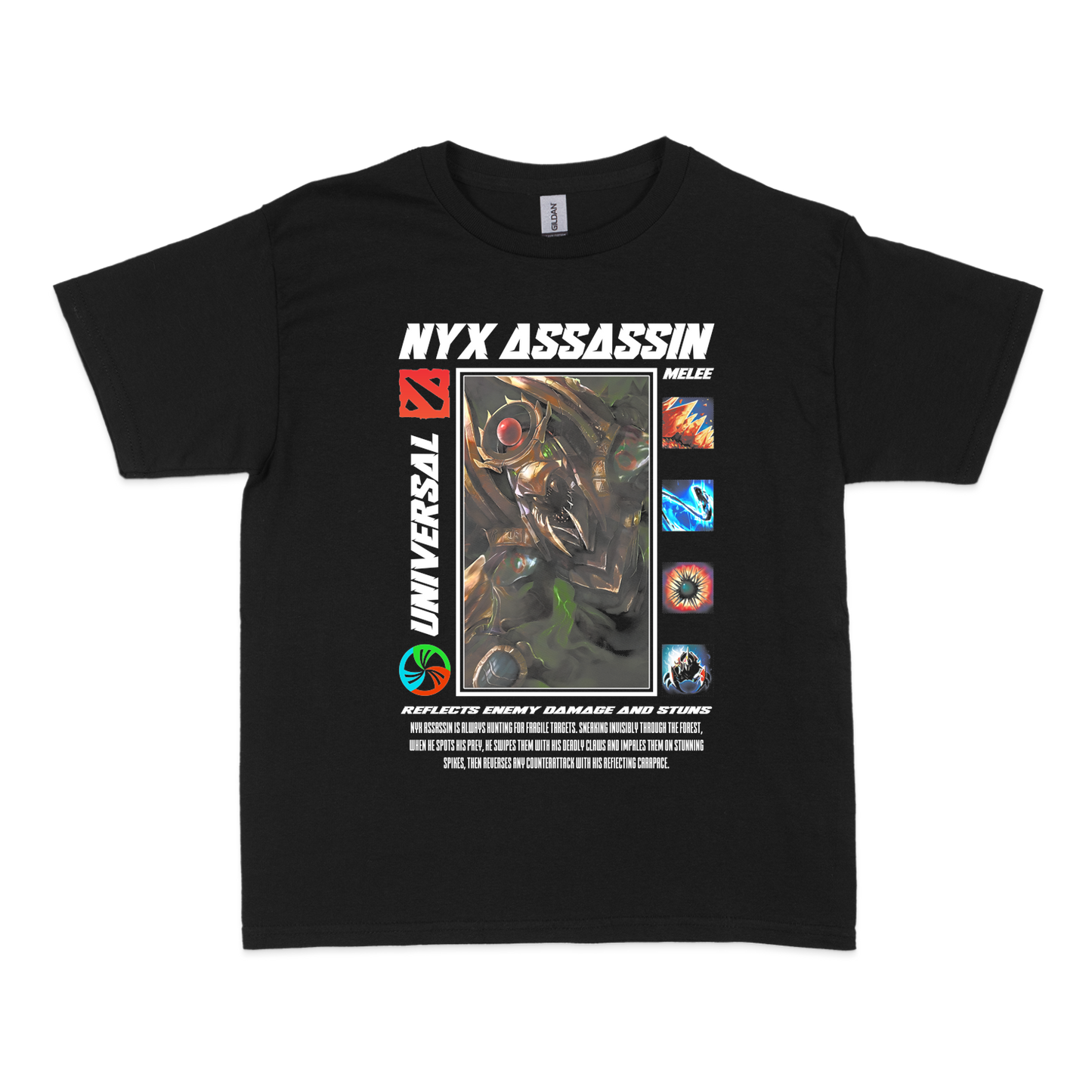 Чоловіча футболка "NYX ASSASSIN - HALFTONE" - Futboss