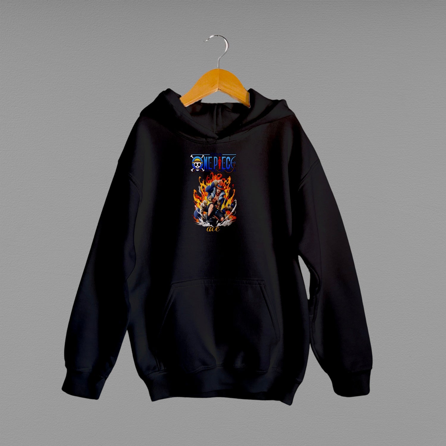 Дитяче худі "One Piece Ace logo"