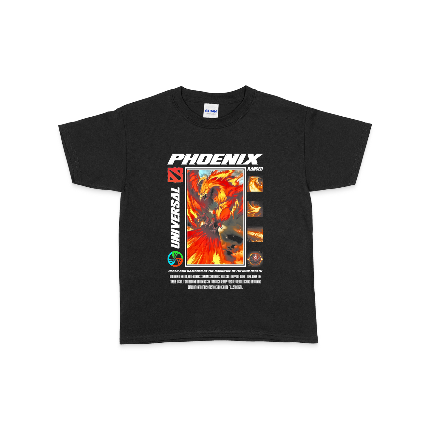 Дитяча футболка "PHOENIX - HALFTONE" - Futboss