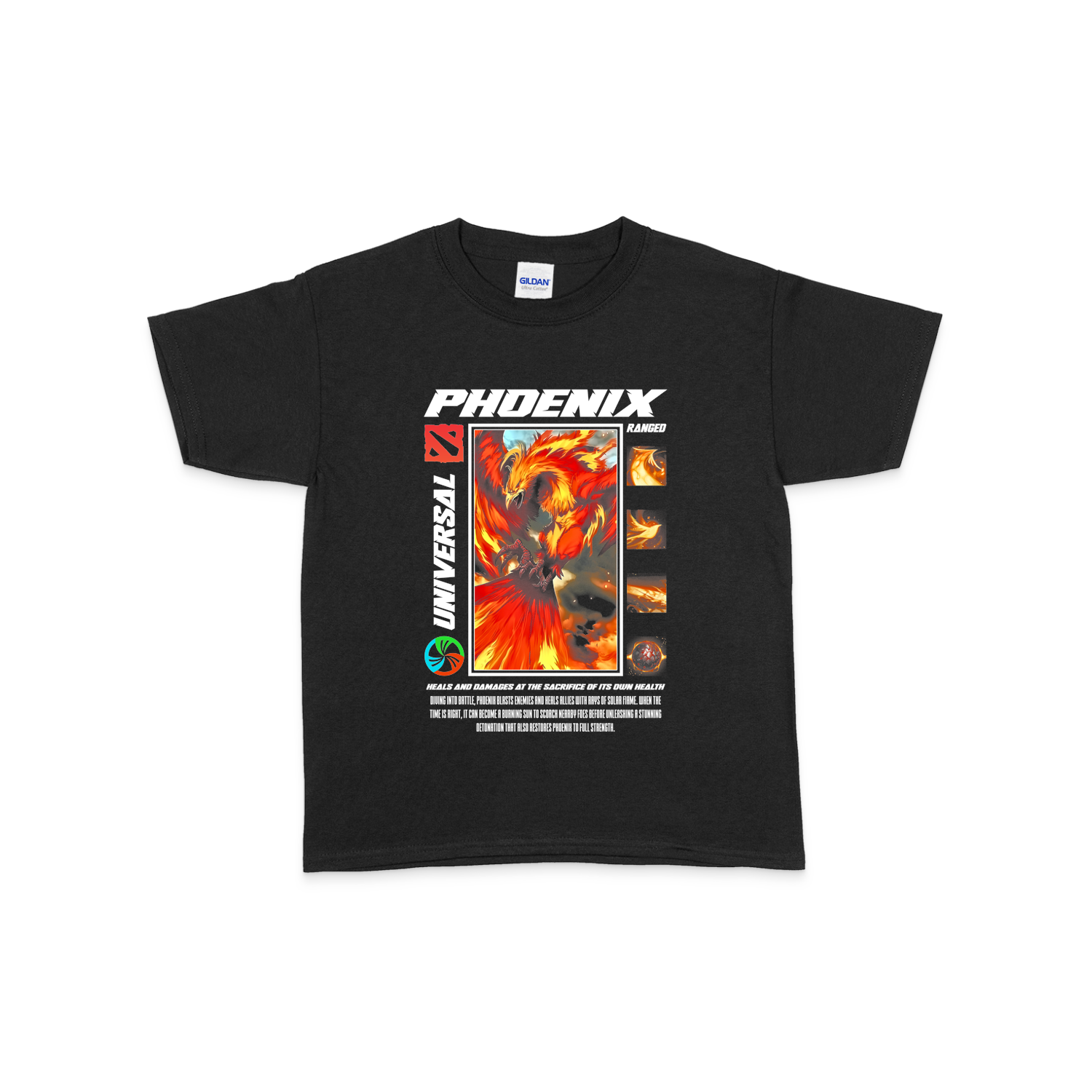 Дитяча футболка "PHOENIX - HALFTONE" - Futboss