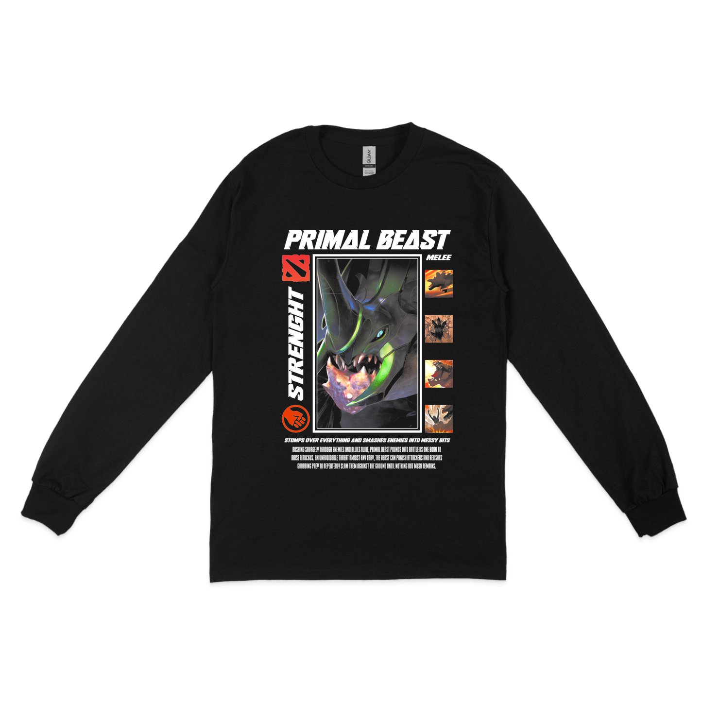 Світшот "PRIMAL BEAST - HALFTONE" - Futboss