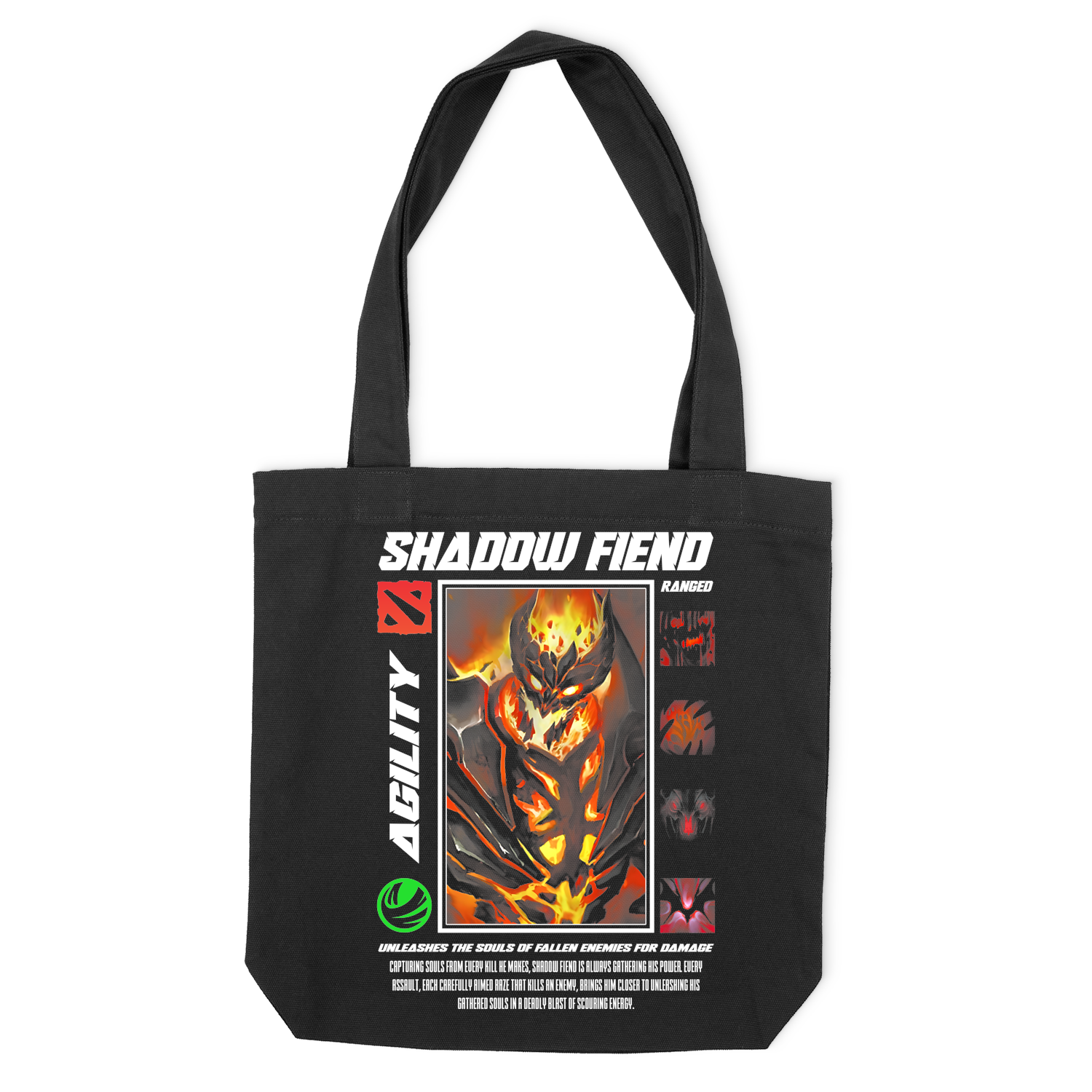 Еко сумка "SHADOW FIEND - HALFTONE" - Futboss