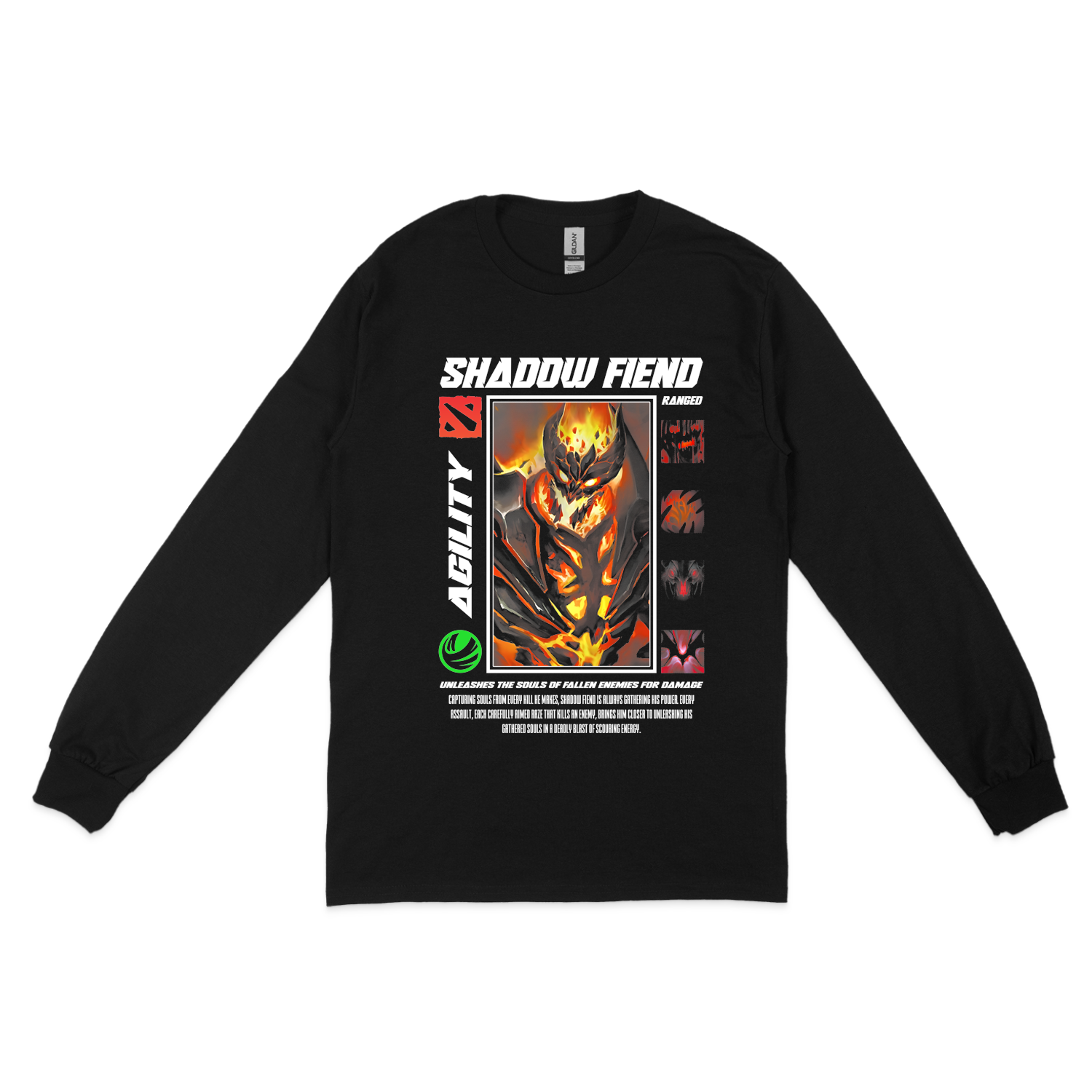 Світшот "SHADOW FIEND - HALFTONE" - Futboss