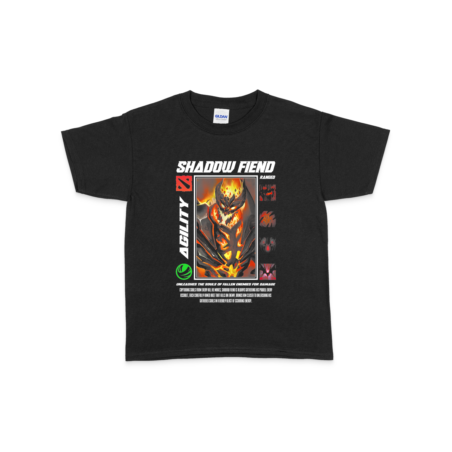 Дитяча футболка "SHADOW FIEND - HALFTONE" - Futboss