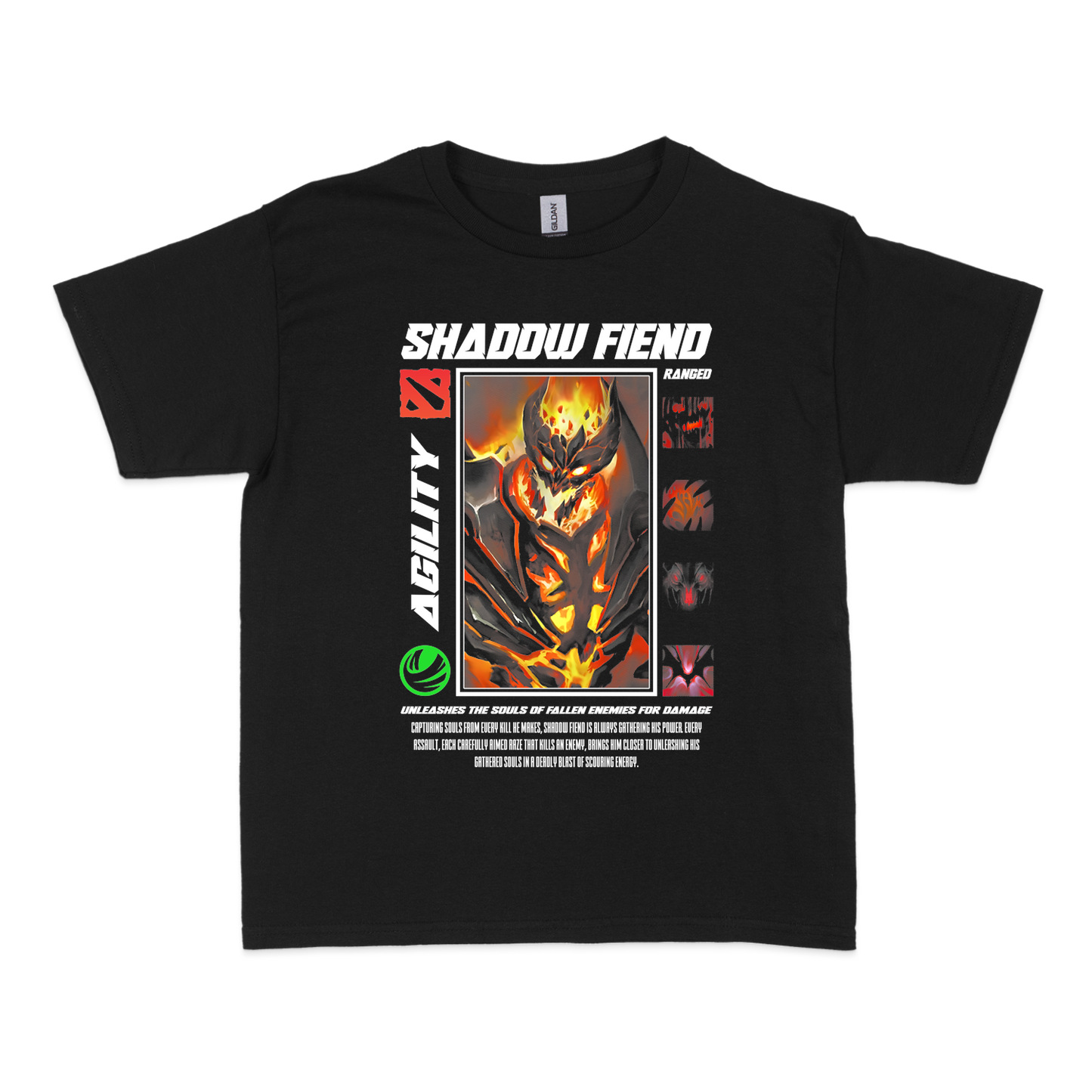 Чоловіча футболка "SHADOW FIEND - HALFTONE" - Futboss