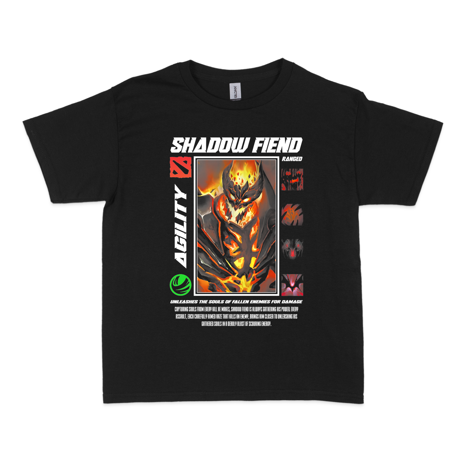 Чоловіча футболка "SHADOW FIEND - HALFTONE"