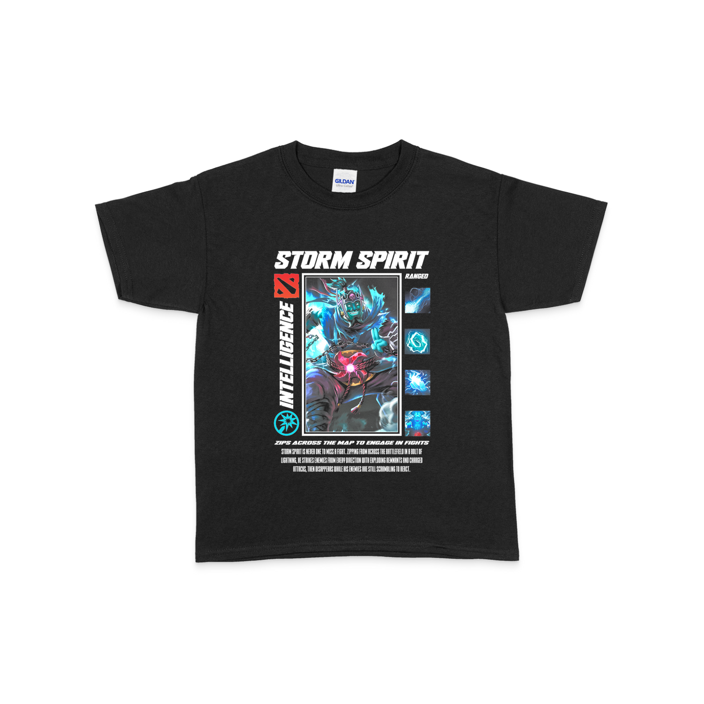 Дитяча футболка "STORM SPIRIT - HALFTONE" - Futboss