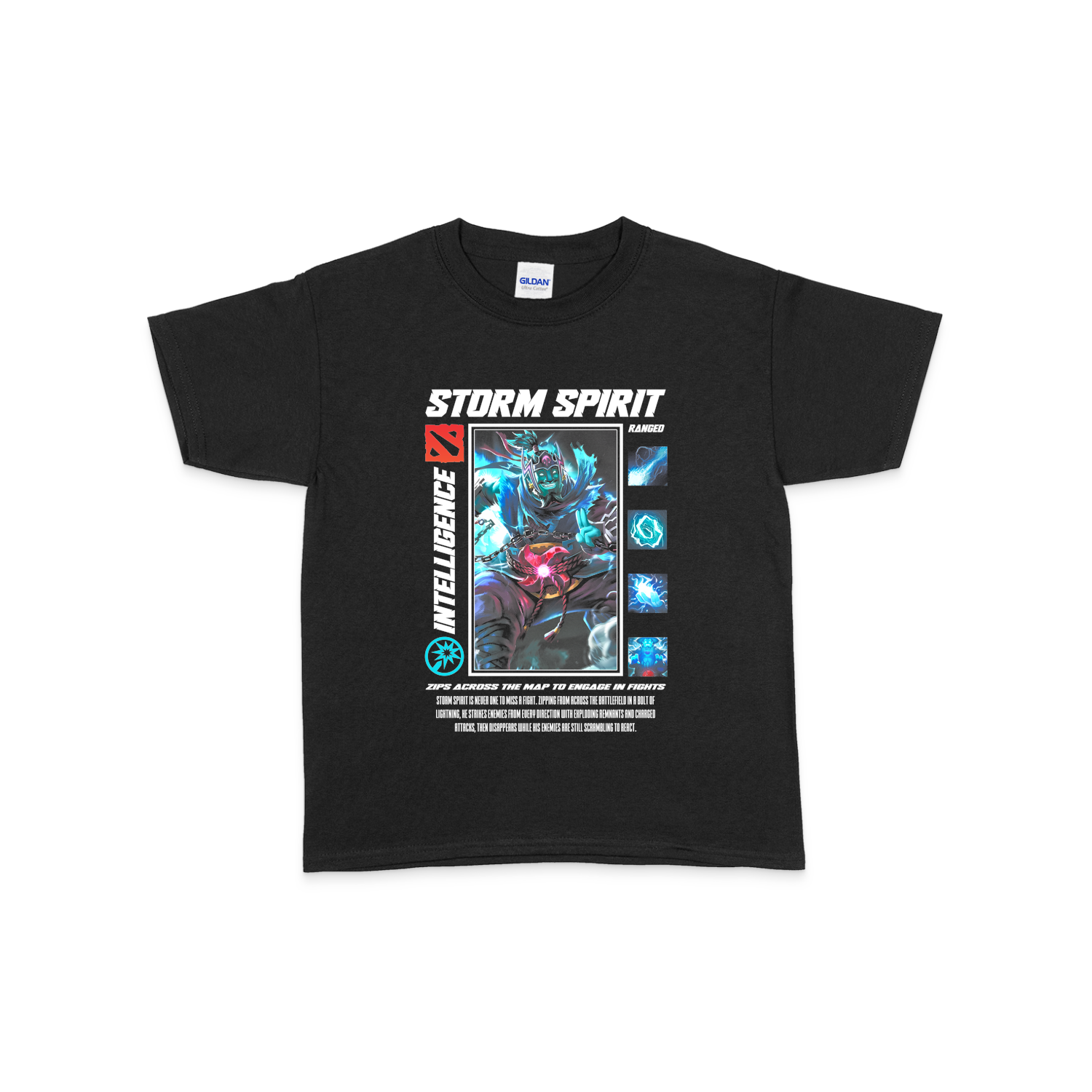 Дитяча футболка "STORM SPIRIT - HALFTONE" - Futboss