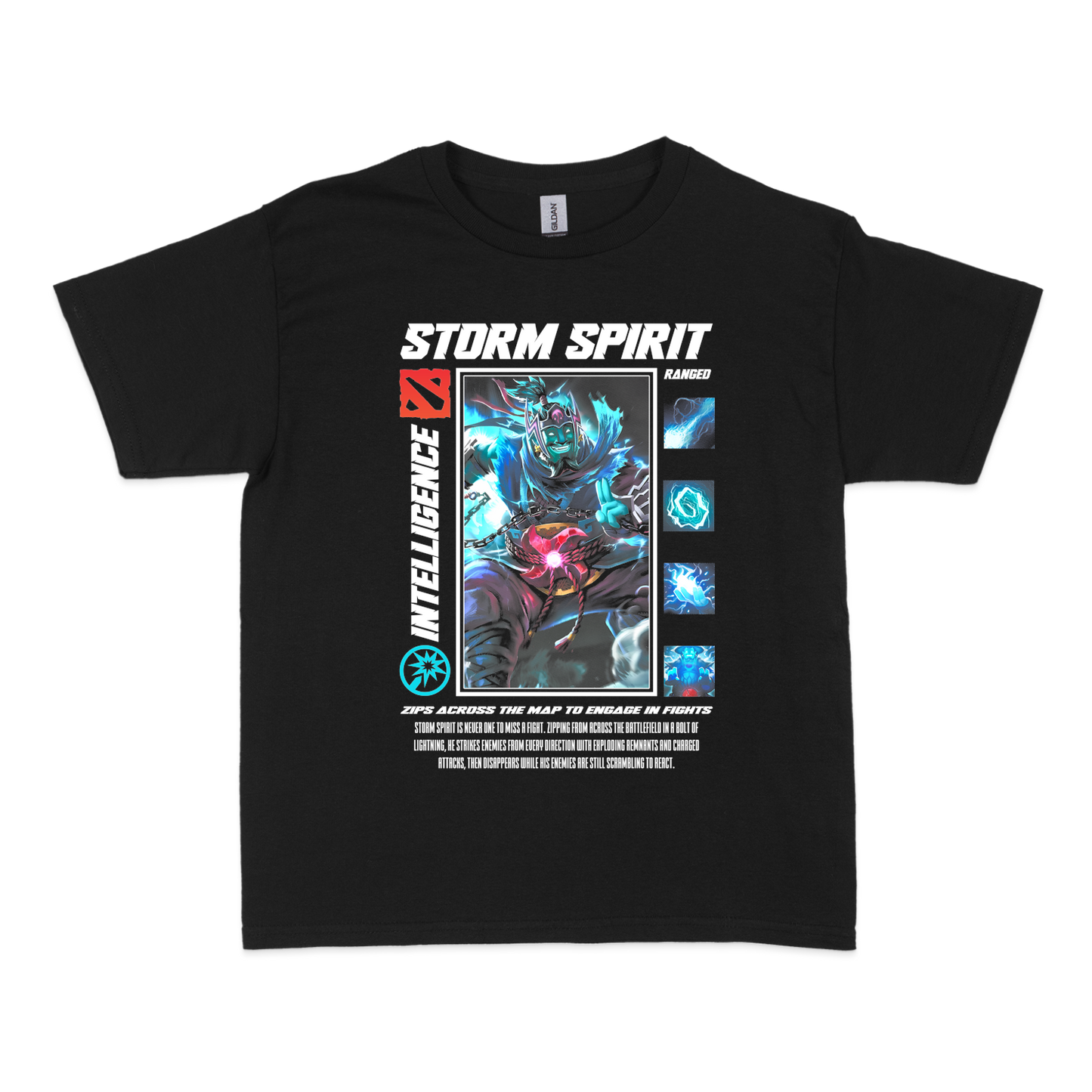 Чоловіча футболка "STORM SPIRIT - HALFTONE" - Futboss