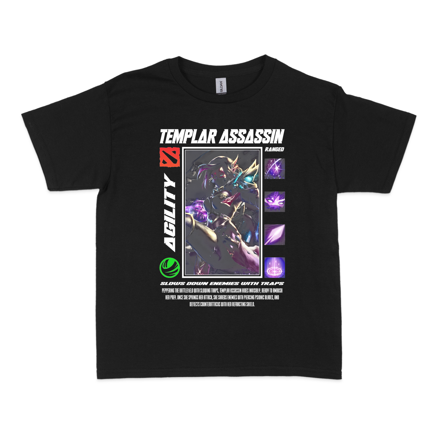 Чоловіча футболка "TEMPLAR ASSASSIN - HALFTONE" - Futboss