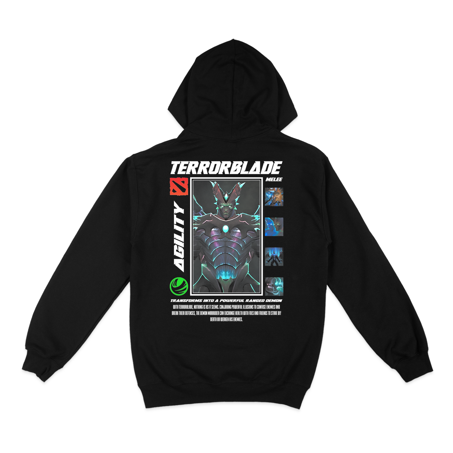 Толстовка (худі) "TERRORBLADE - HALFTONE"