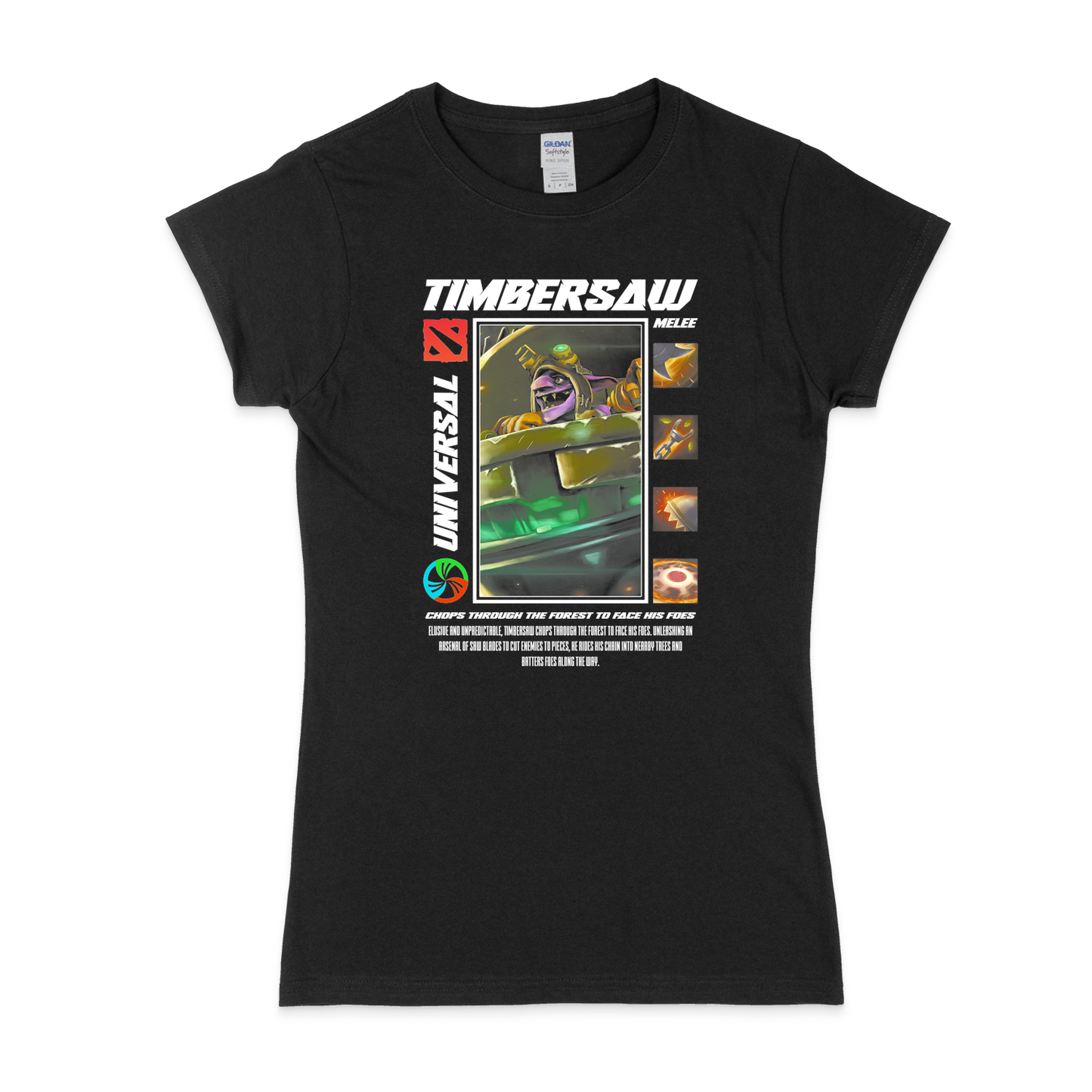 Жіноча футболка "TIMBERSAW - HALFTONE" - Futboss