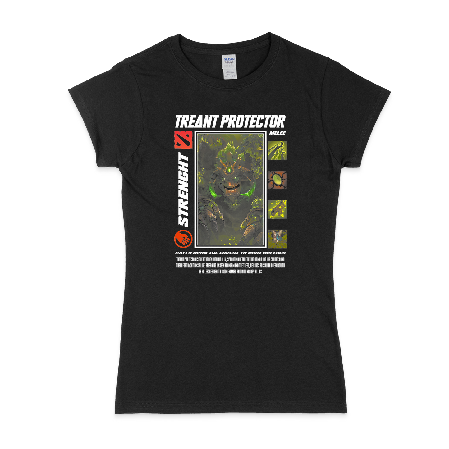 Жіноча футболка "TREANT PROTECTOR - HALFTONE" - Futboss