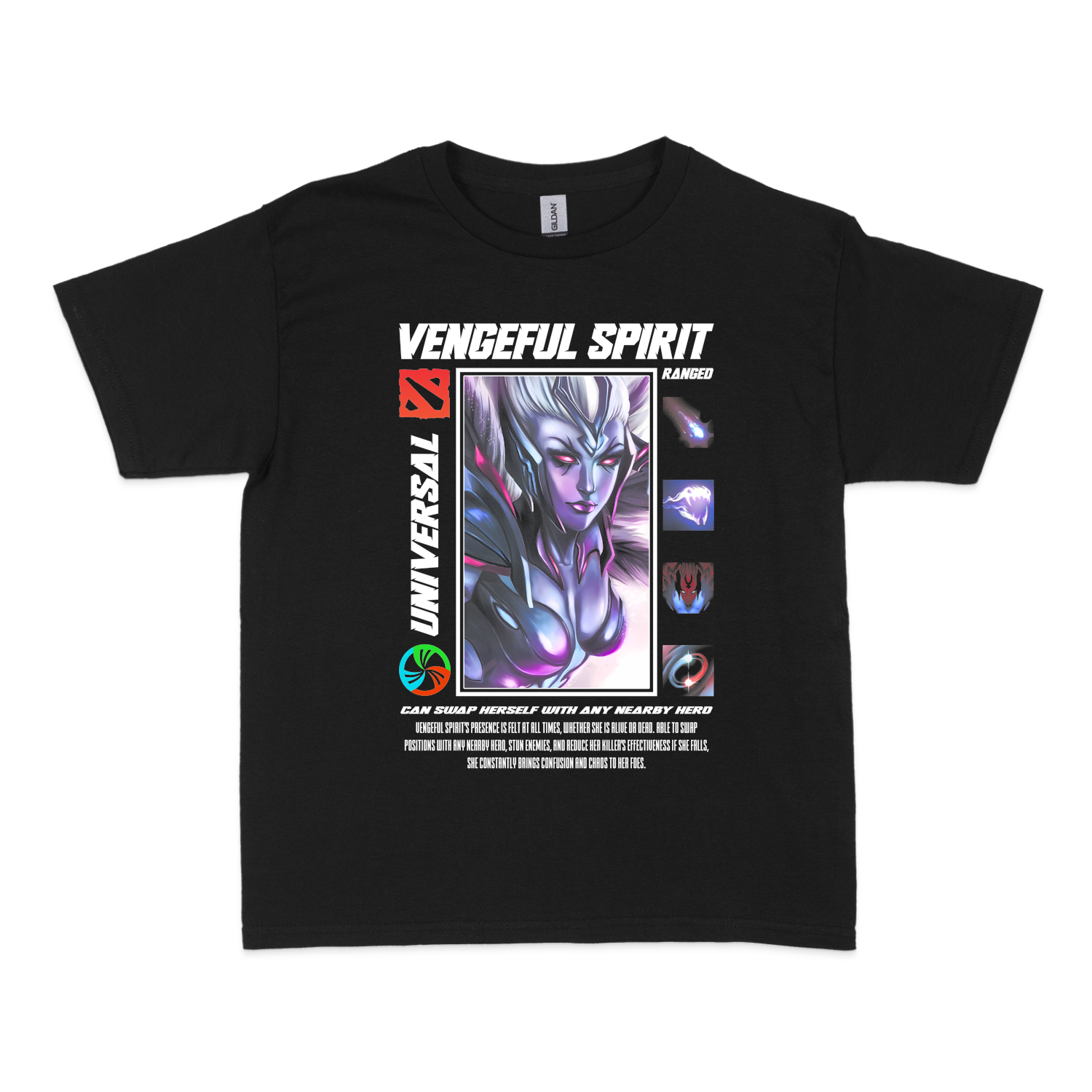 Чоловіча футболка "VENGEFUL SPIRIT - HALFTONE"