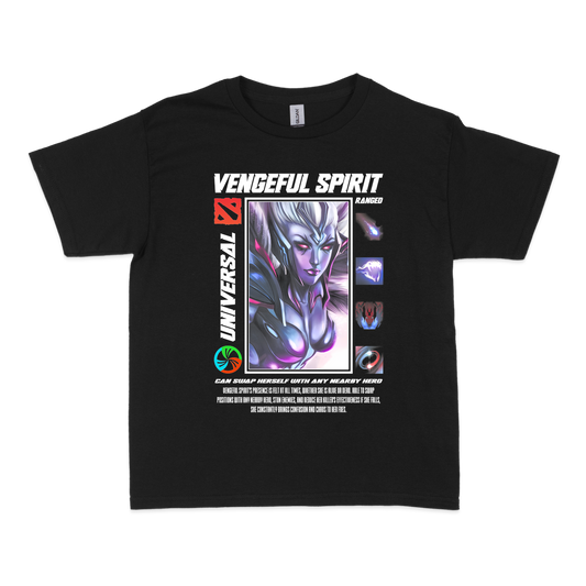 Чоловіча футболка "VENGEFUL SPIRIT - HALFTONE" - Futboss