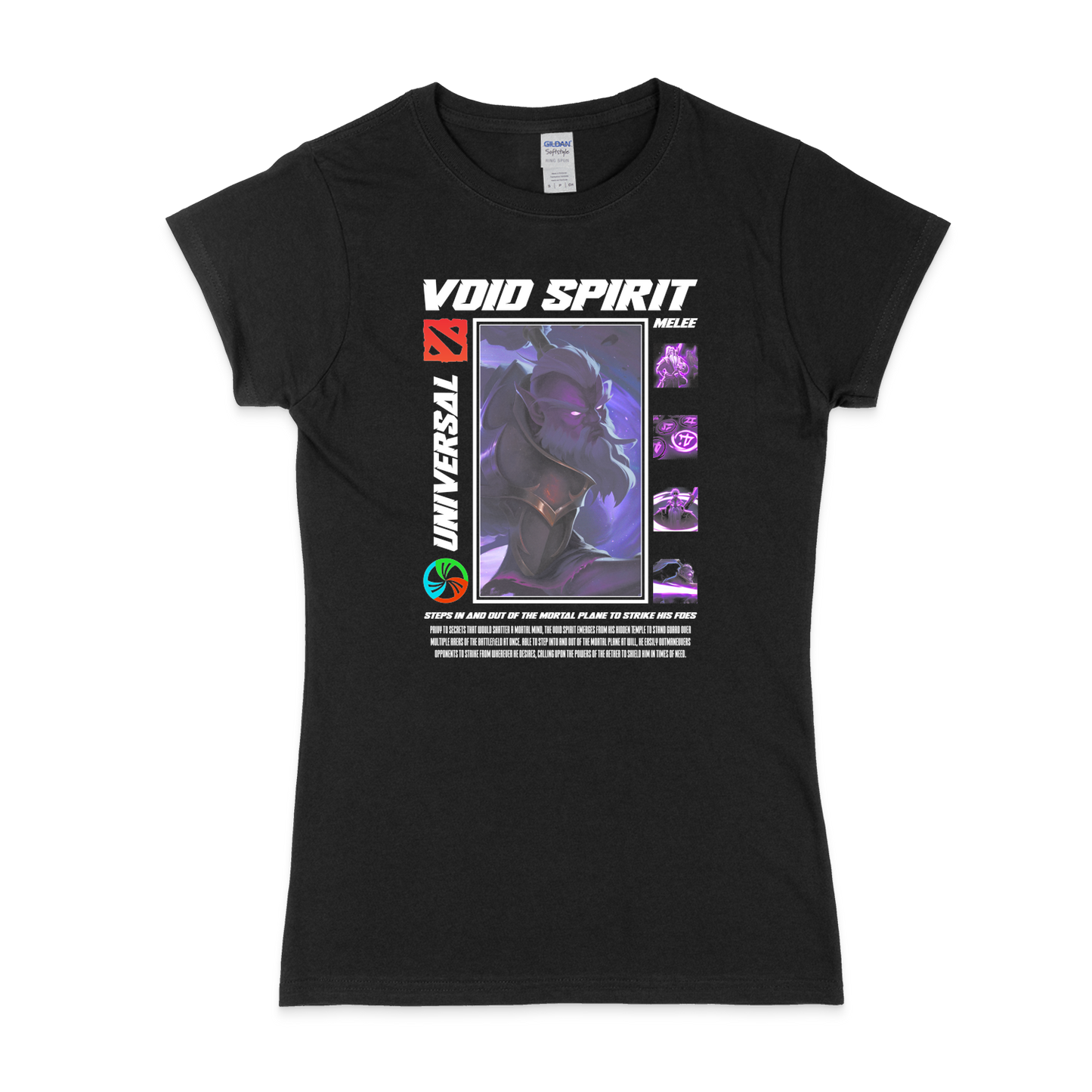 Жіноча футболка "VOID SPIRIT - HALFTONE" - Futboss