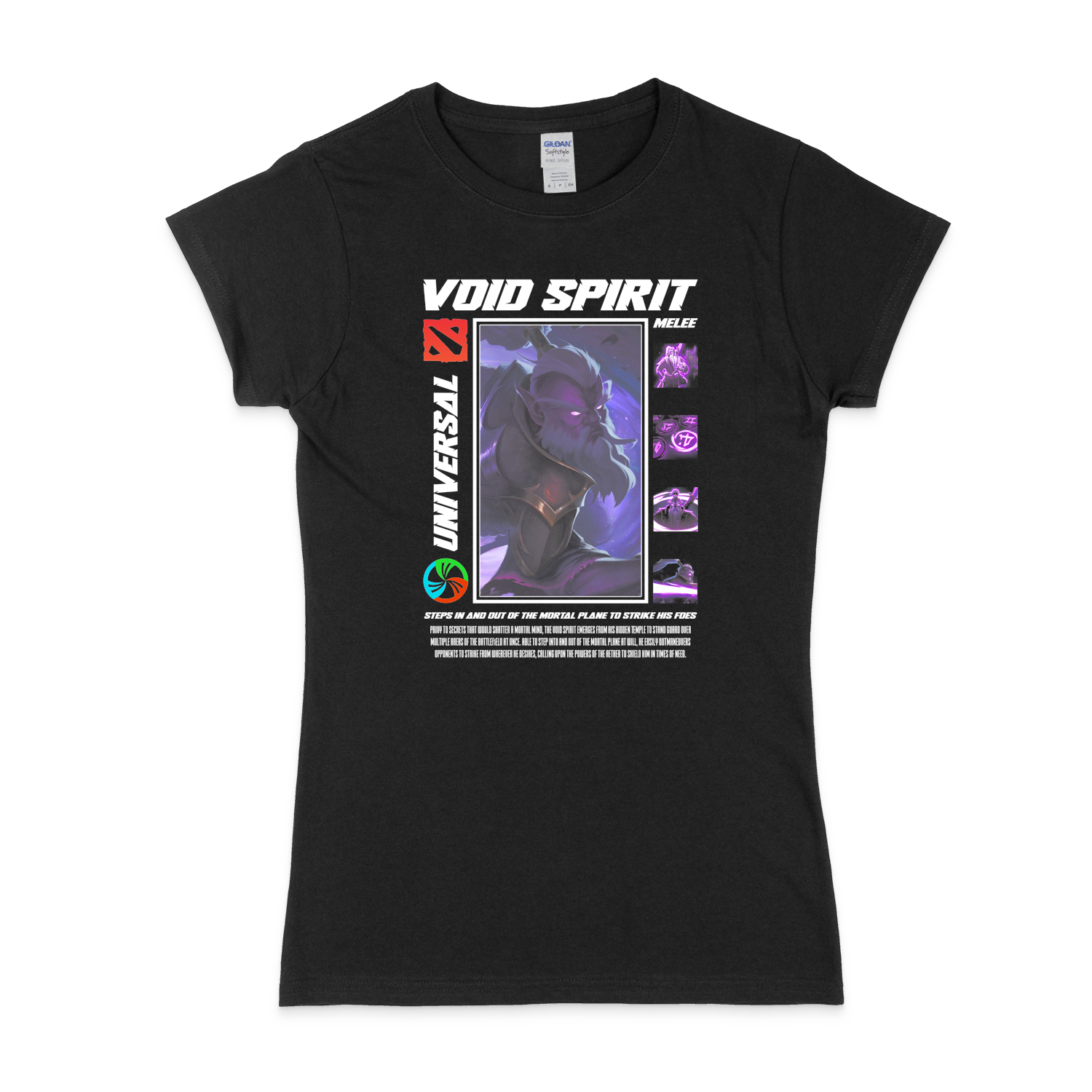 Жіноча футболка "VOID SPIRIT - HALFTONE" - Futboss